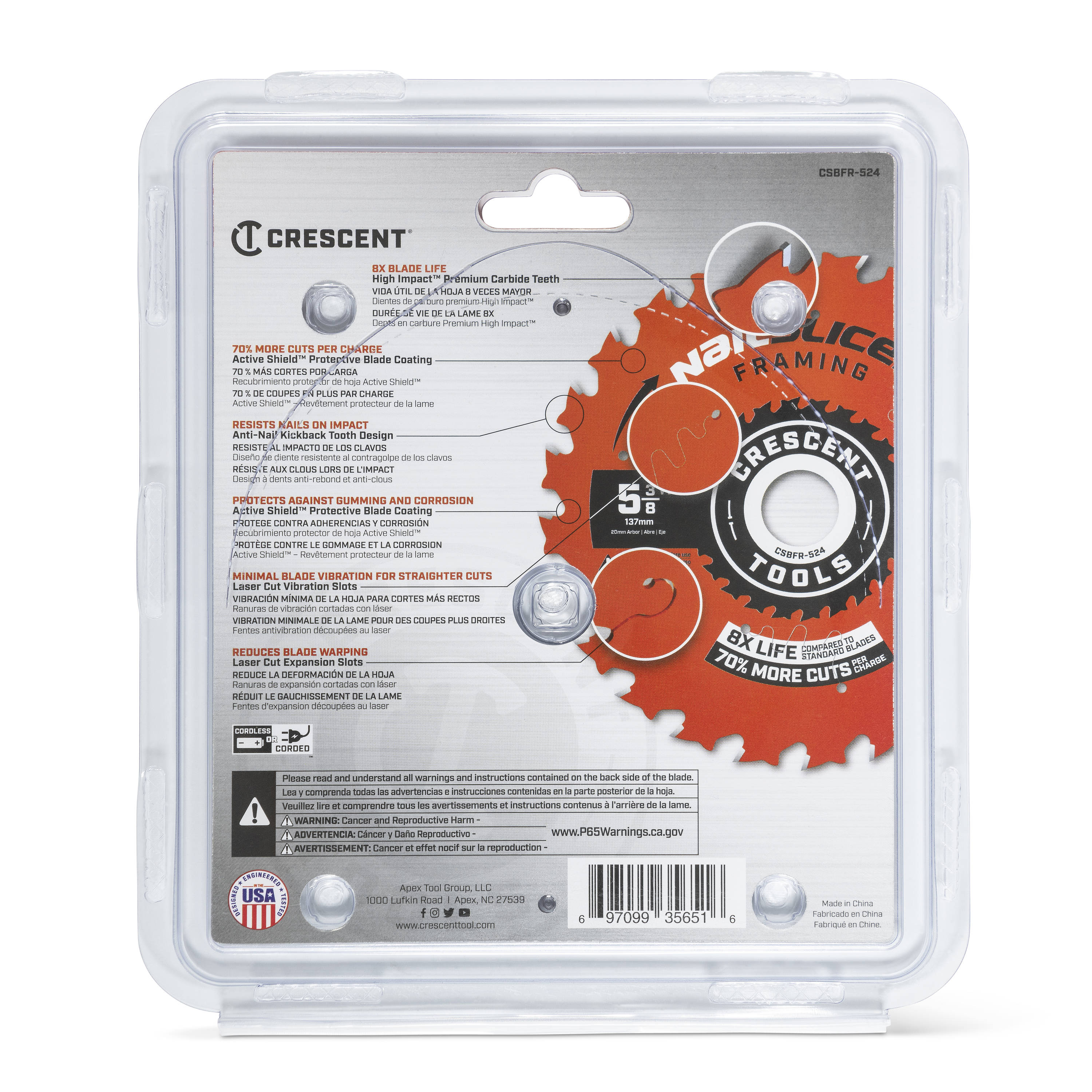 Crescent CSBFR-524 Circular-Saw-Blades - View #6