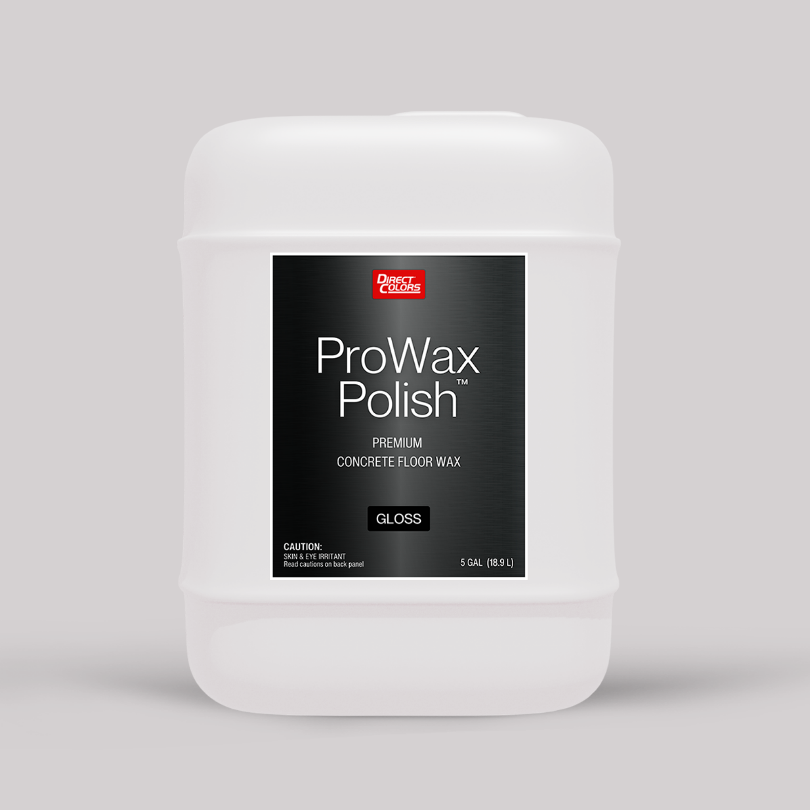 Direct Colors DC-WAX-HGL-5GAL ProWax Polish Clear Water-based Ready-to-use Concrete floor wax ( 5-gallon )
