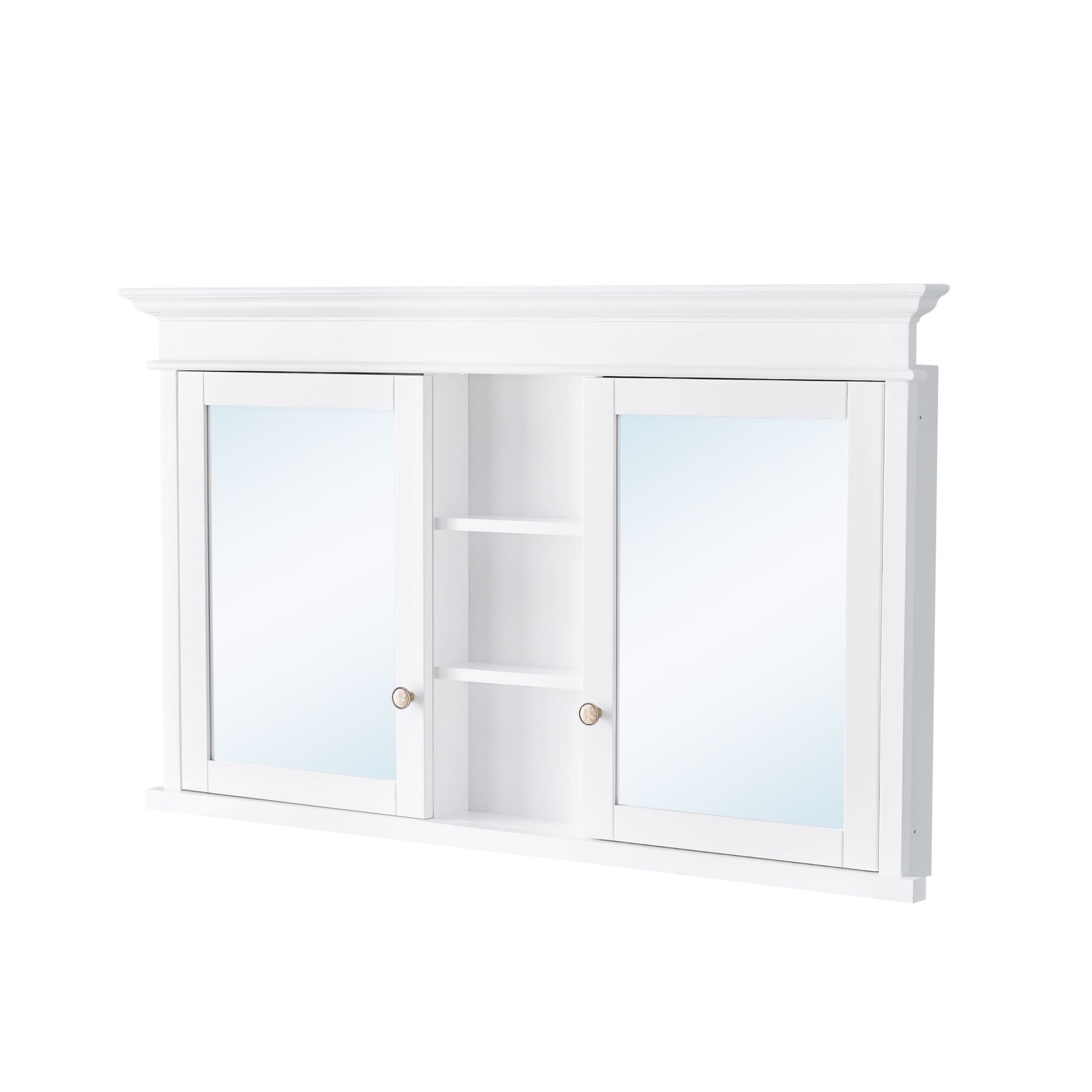 WELLFOR D5532MC-WT Bathroom-Medicine-Cabinets - View #2