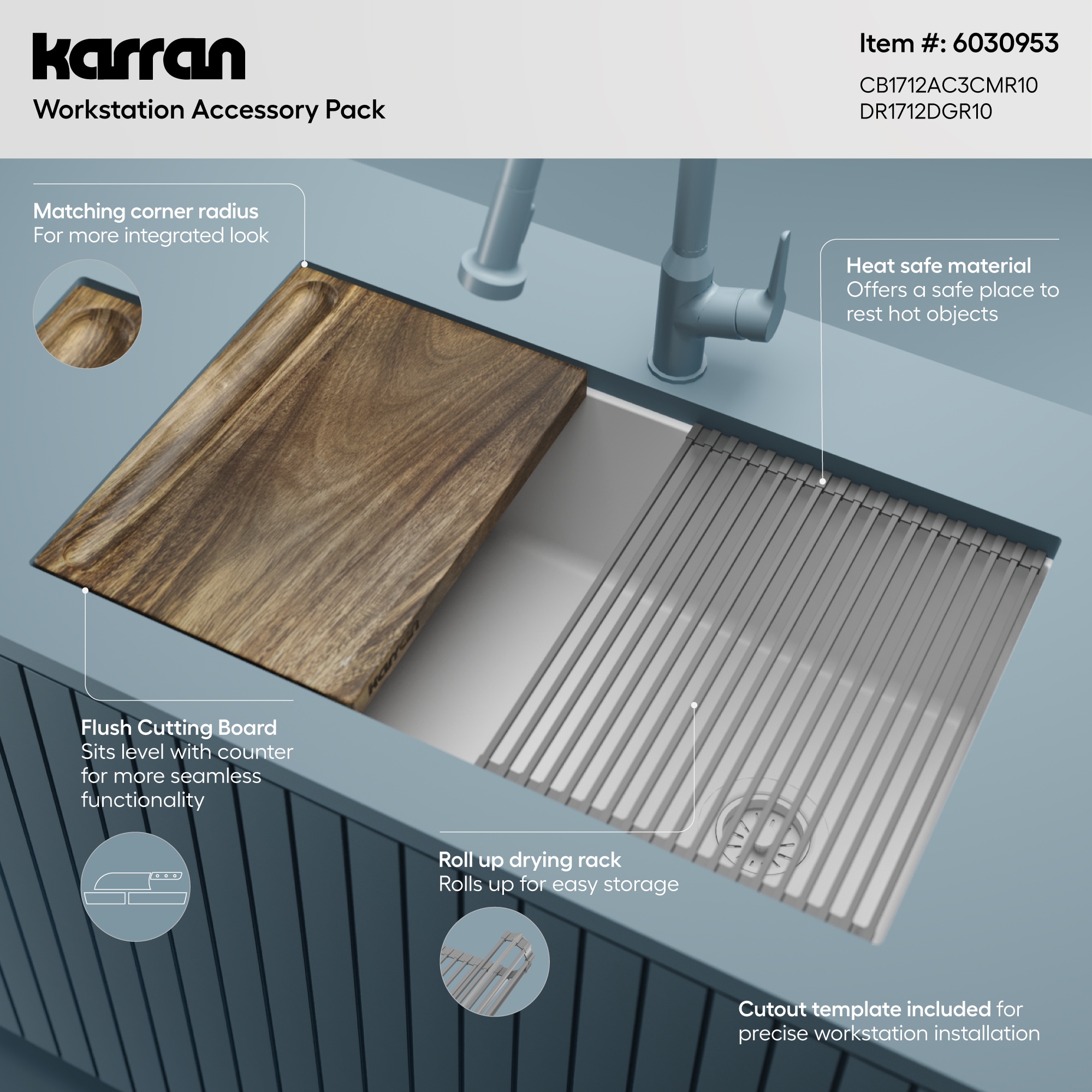Karran GU1070-ACCPK1 Kitchen-Sink-Accessory-Kits - View #4