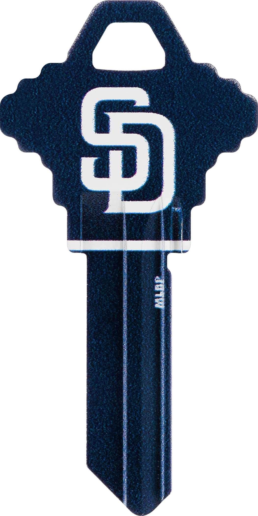 Hillman 89646 San Diego Padres Multicolored Decorative Key Brass House/Entry Key Blank