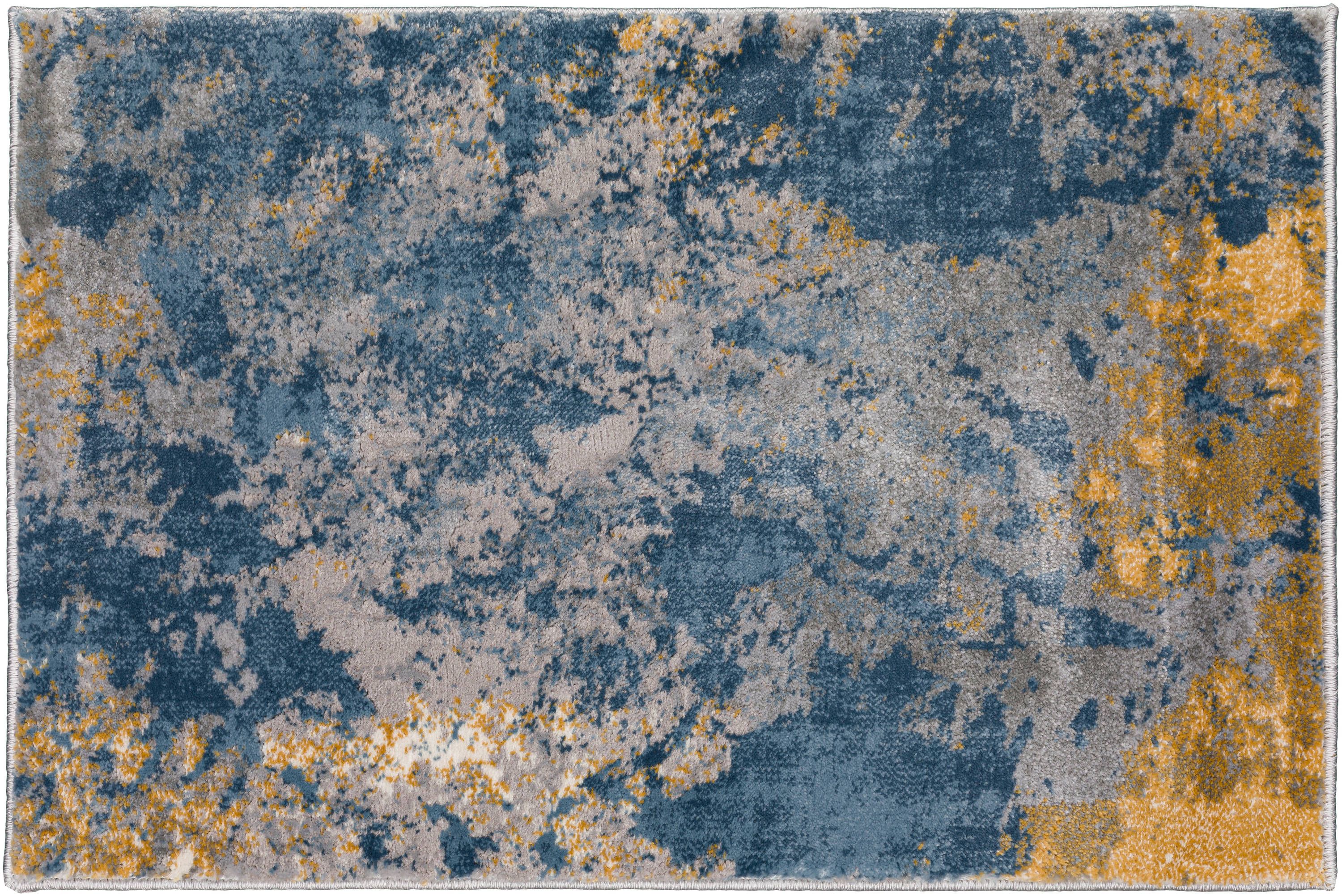 Addison Rugs ADA39BL20X30 Dayton 2 X 3 Blue Indoor Abstract Vintage Throw Rug