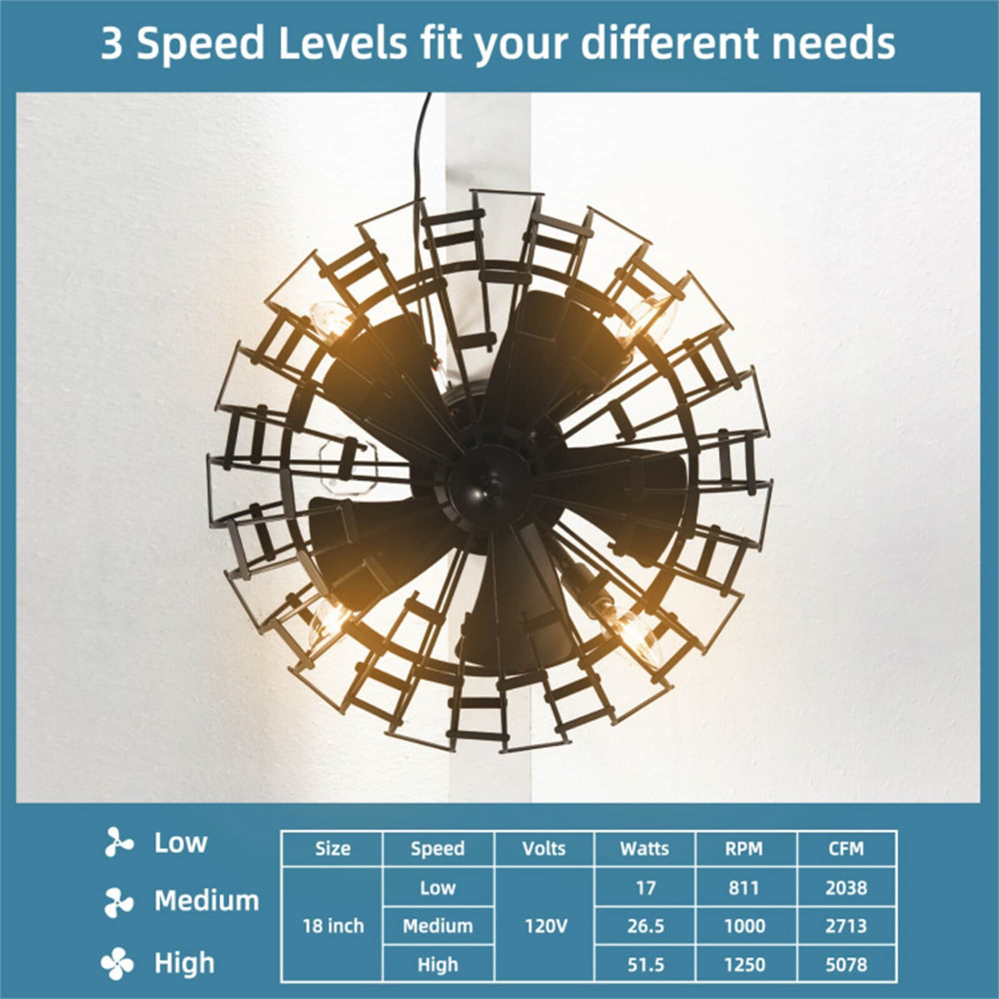 BABOOM BOM-9943ORSY Ceiling-Fans - View #6