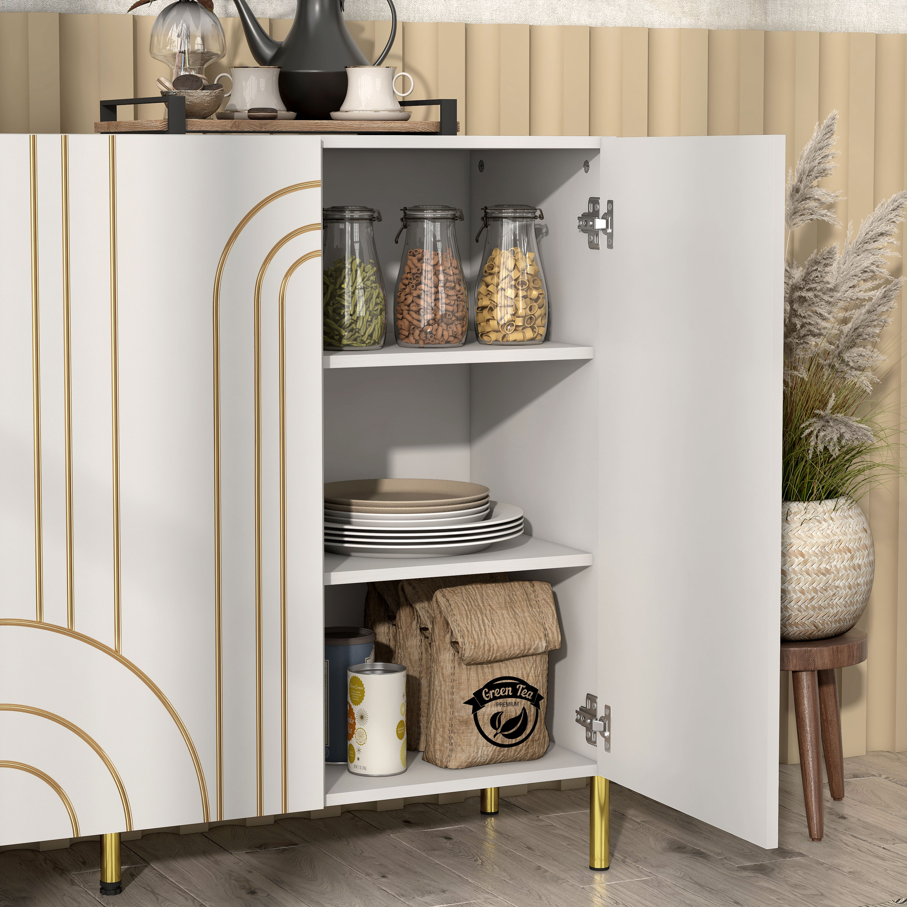 Furniture of America YNJ-2371C2 Dining-Kitchen-Storarge - View #8