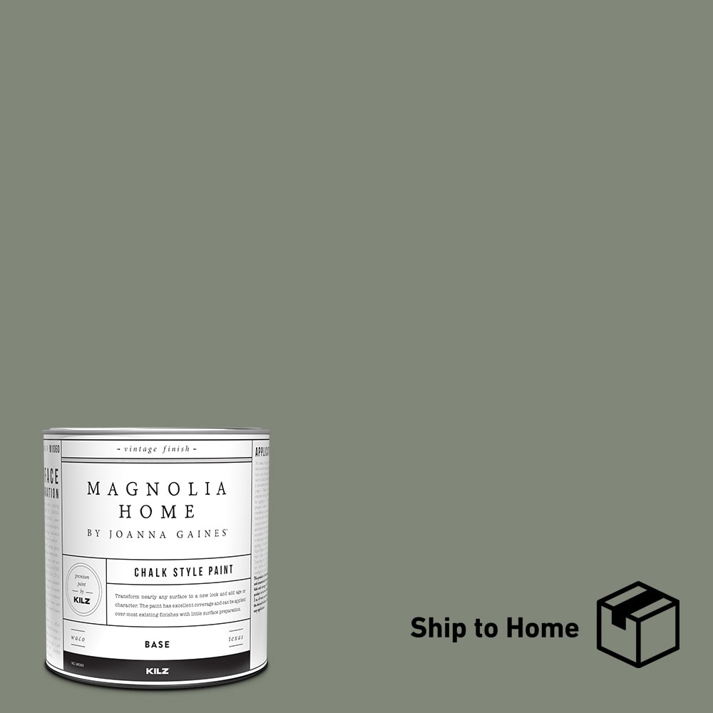 Magnolia Home 00176904 by Joanna Gaines Water-based Pre-tinted Low Odor Eden Chalky Paint (1-quart)