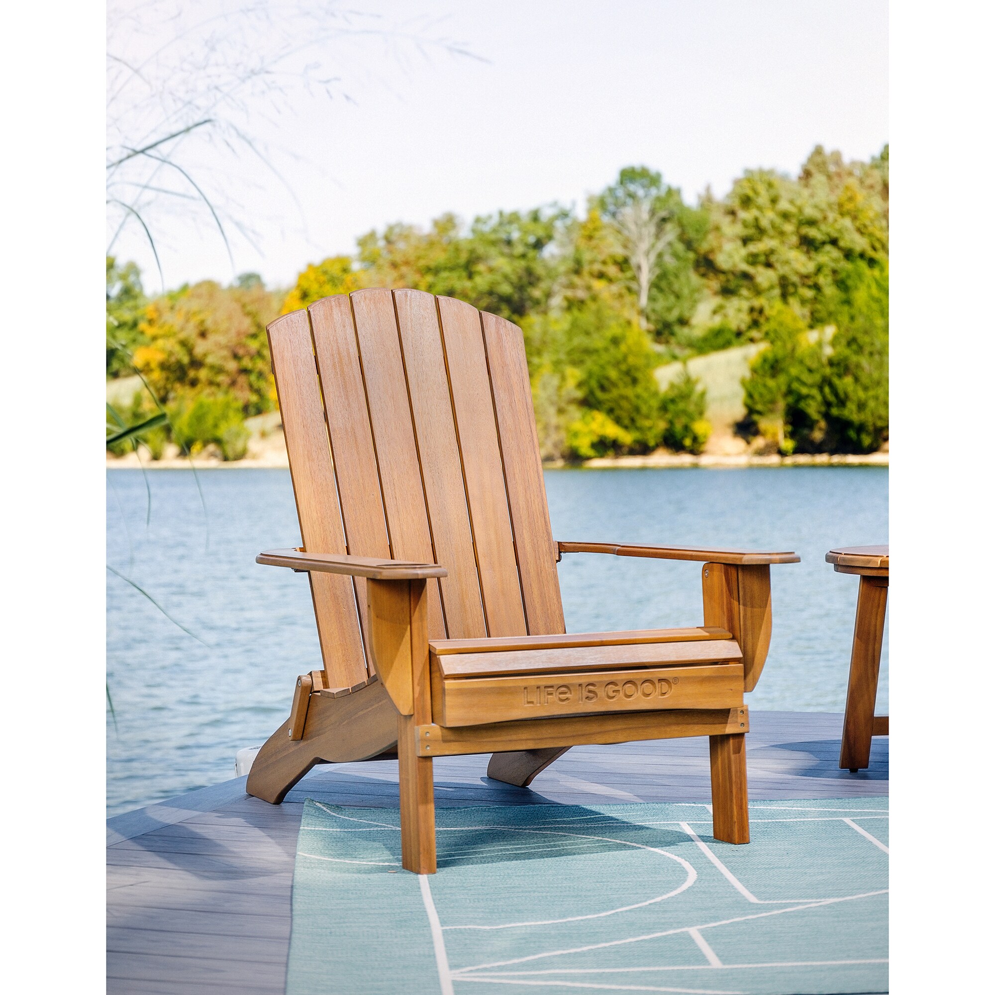 coral coast hubbard wooden adirondack chair