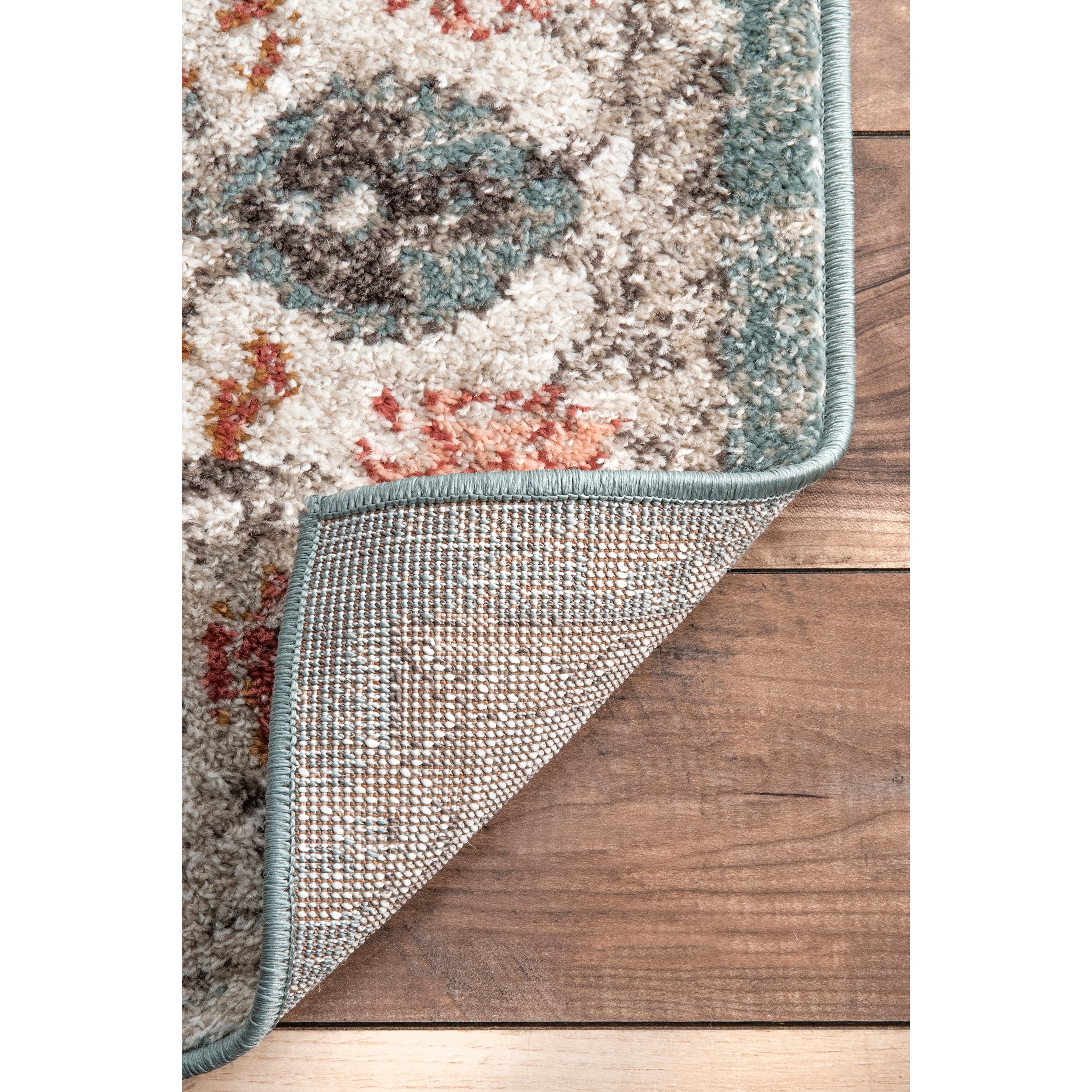 Lenore Vintage Beige Floral Transitional 2'6" x 6' Runner Rug