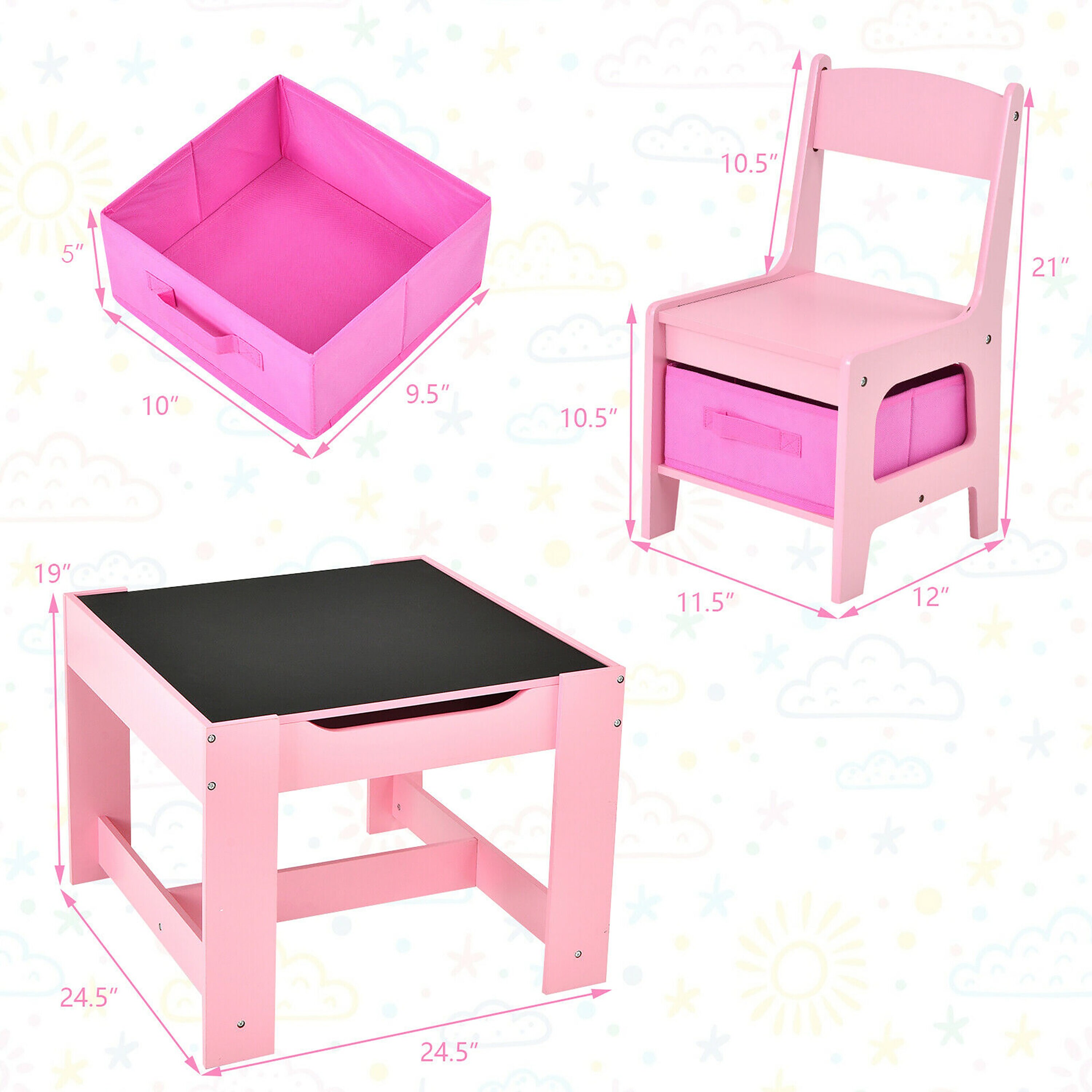 Goplus LWS00363 Kids-Play-Tables - View #10