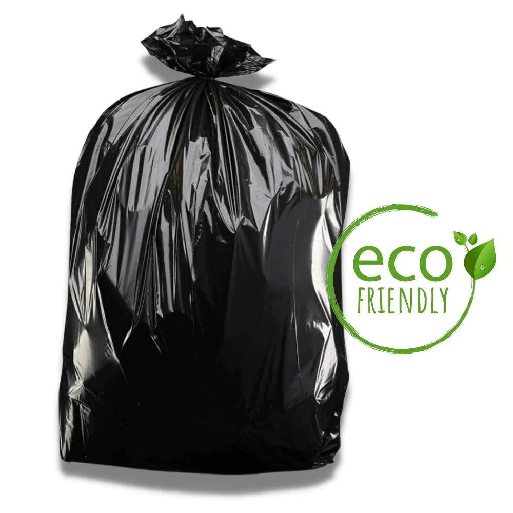 Plasticplace 30-Gallons Clear Plastic Compactor Twist Tie Trash Bag  (70-Count) in the Trash Bags department at
