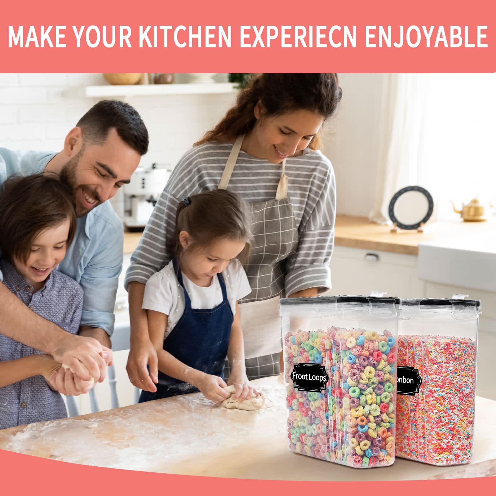 Aoibox LAB0228F19 Food-Storage-Containers - View #6