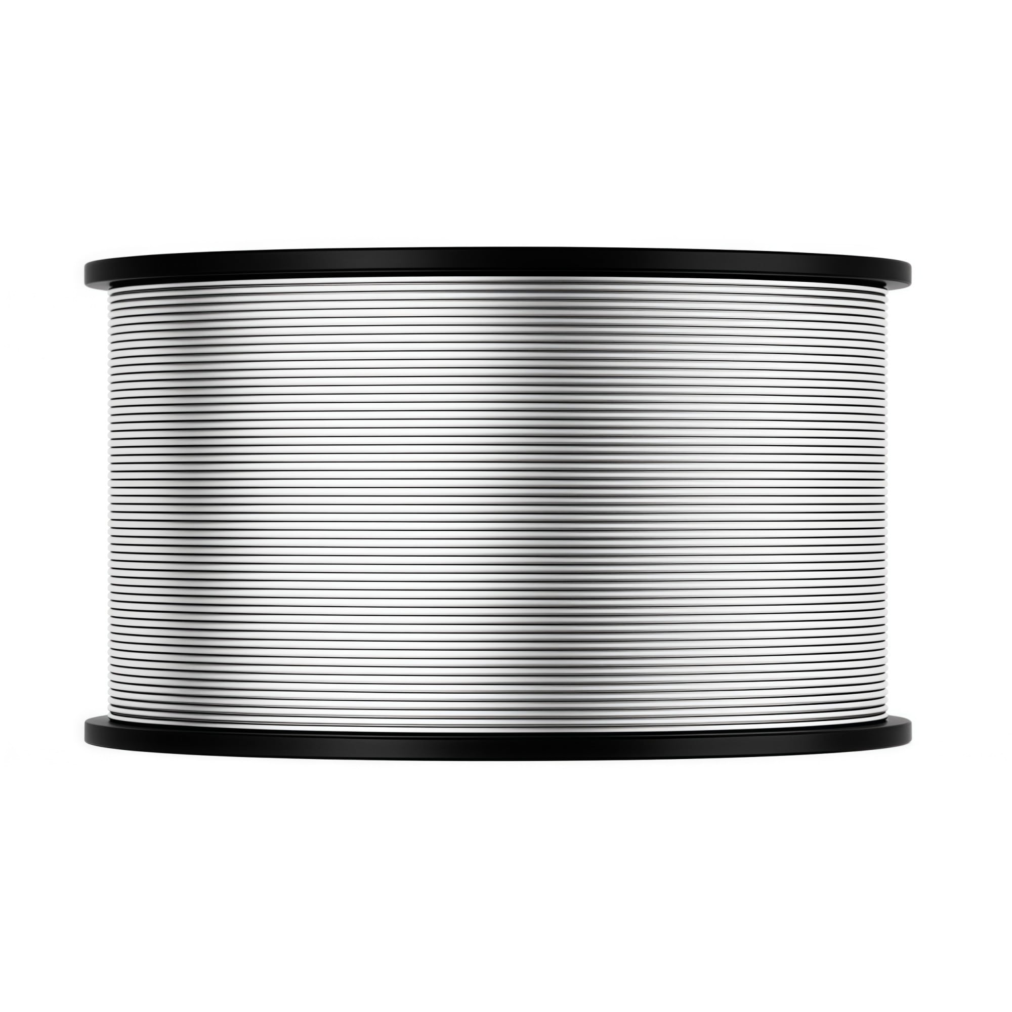 Numhew 1640ft L 1.6mm Diameter 1-Roll Aluminum Alloy Silver Electric Fence Wire