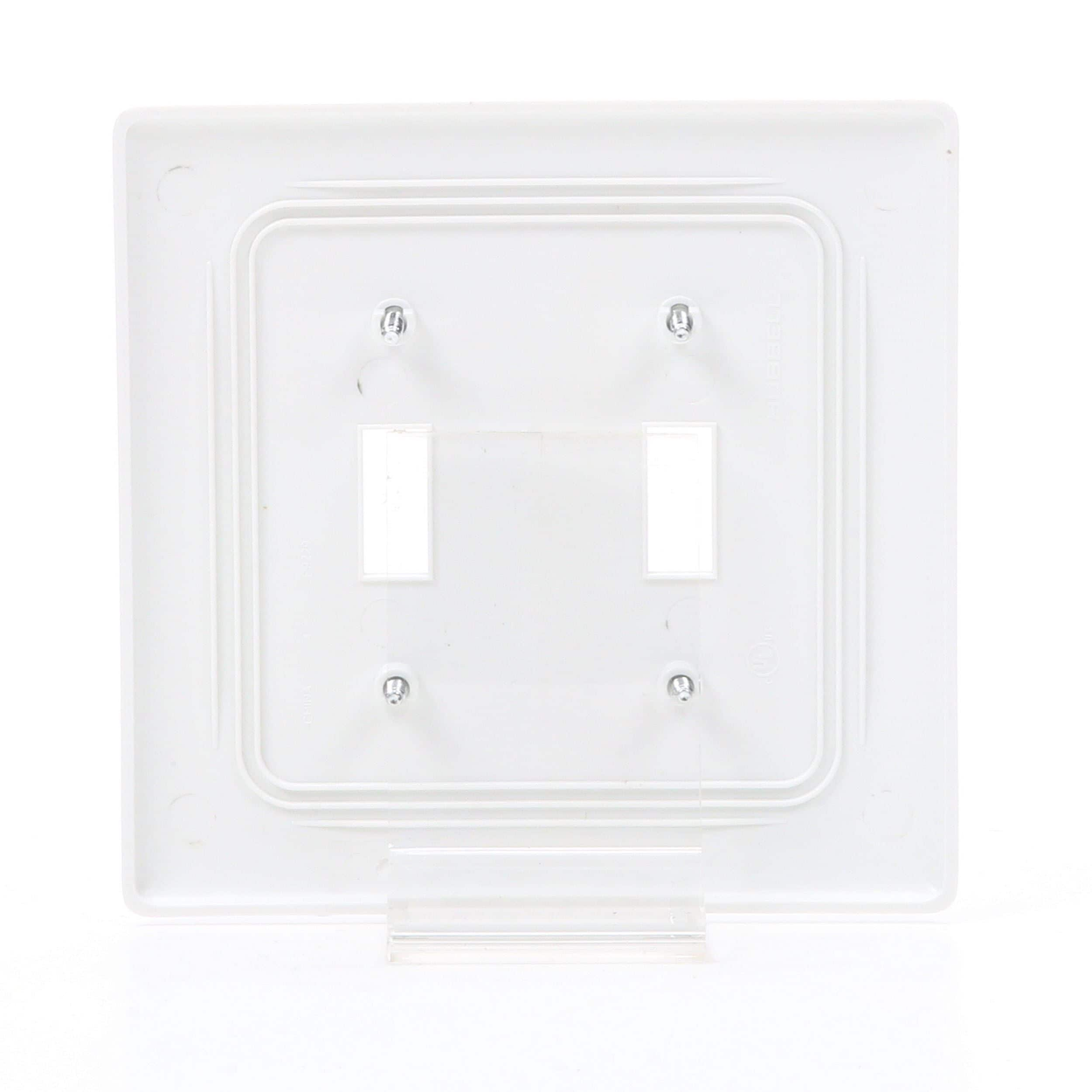 and 24/7 services Cooper White JUMBO 2Gang Toggle Duplex Cover ...