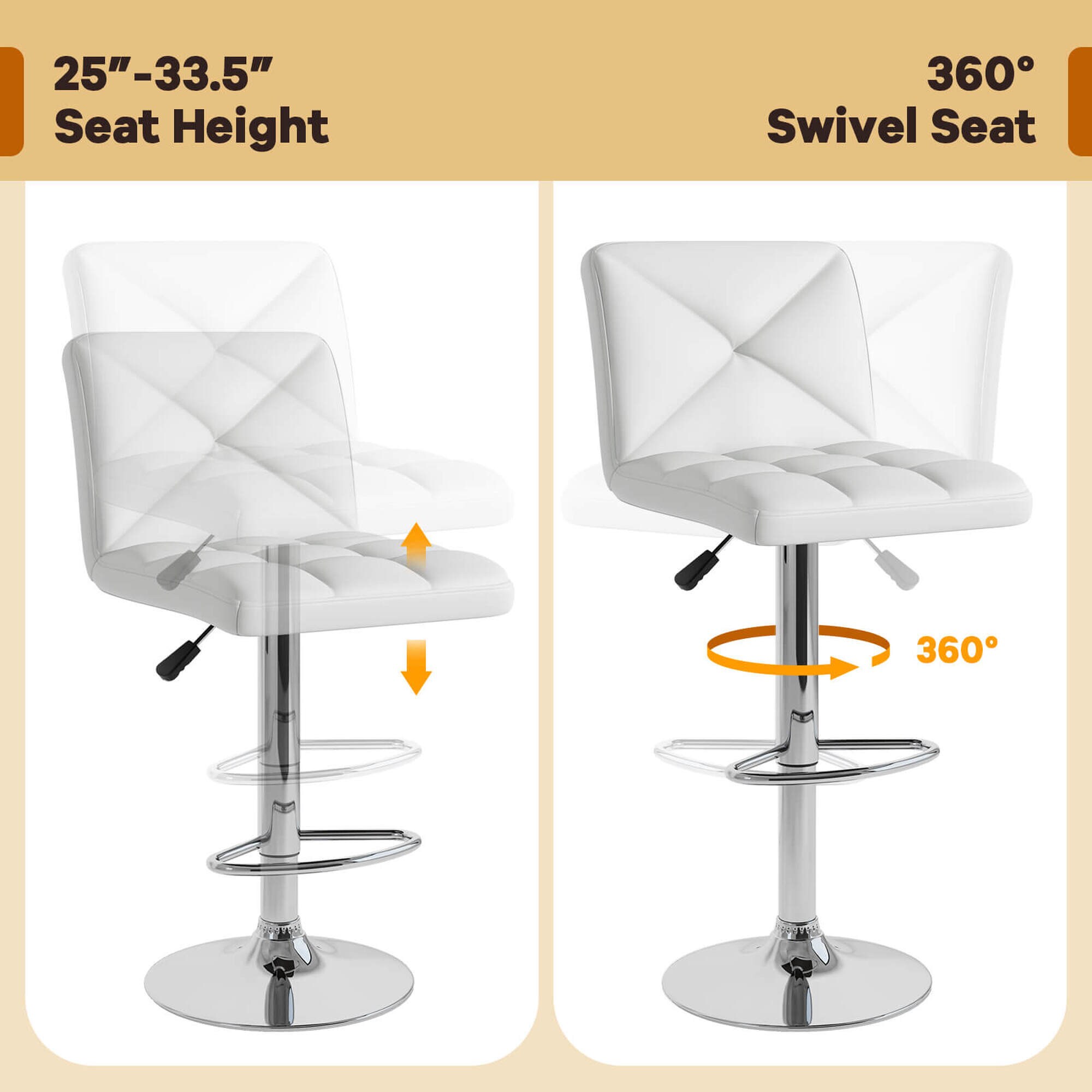 Costway HCST04513 stools - View #4