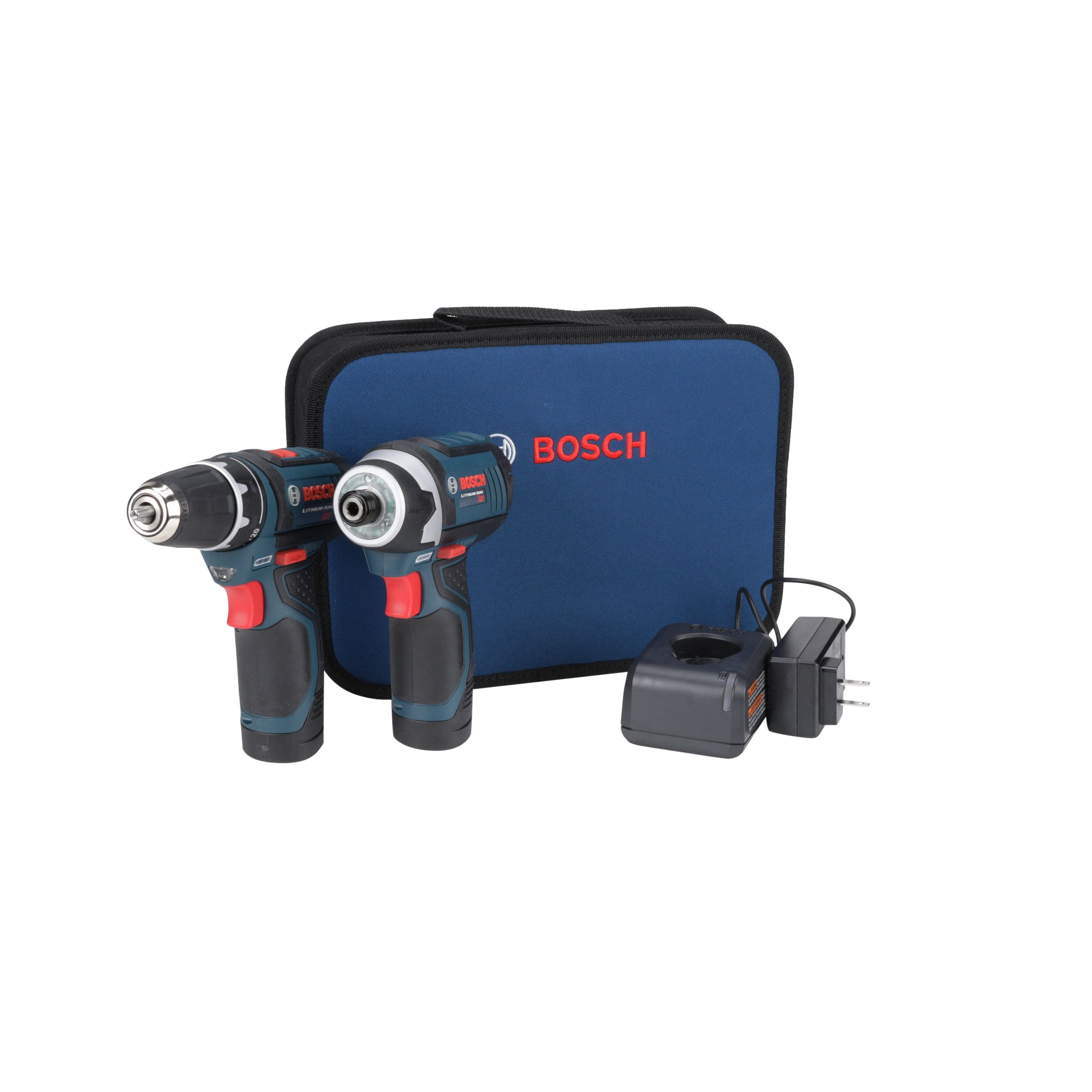 Bosch 2-Tool 12-Volt Power Tool Combo Kit with Soft Case (2 