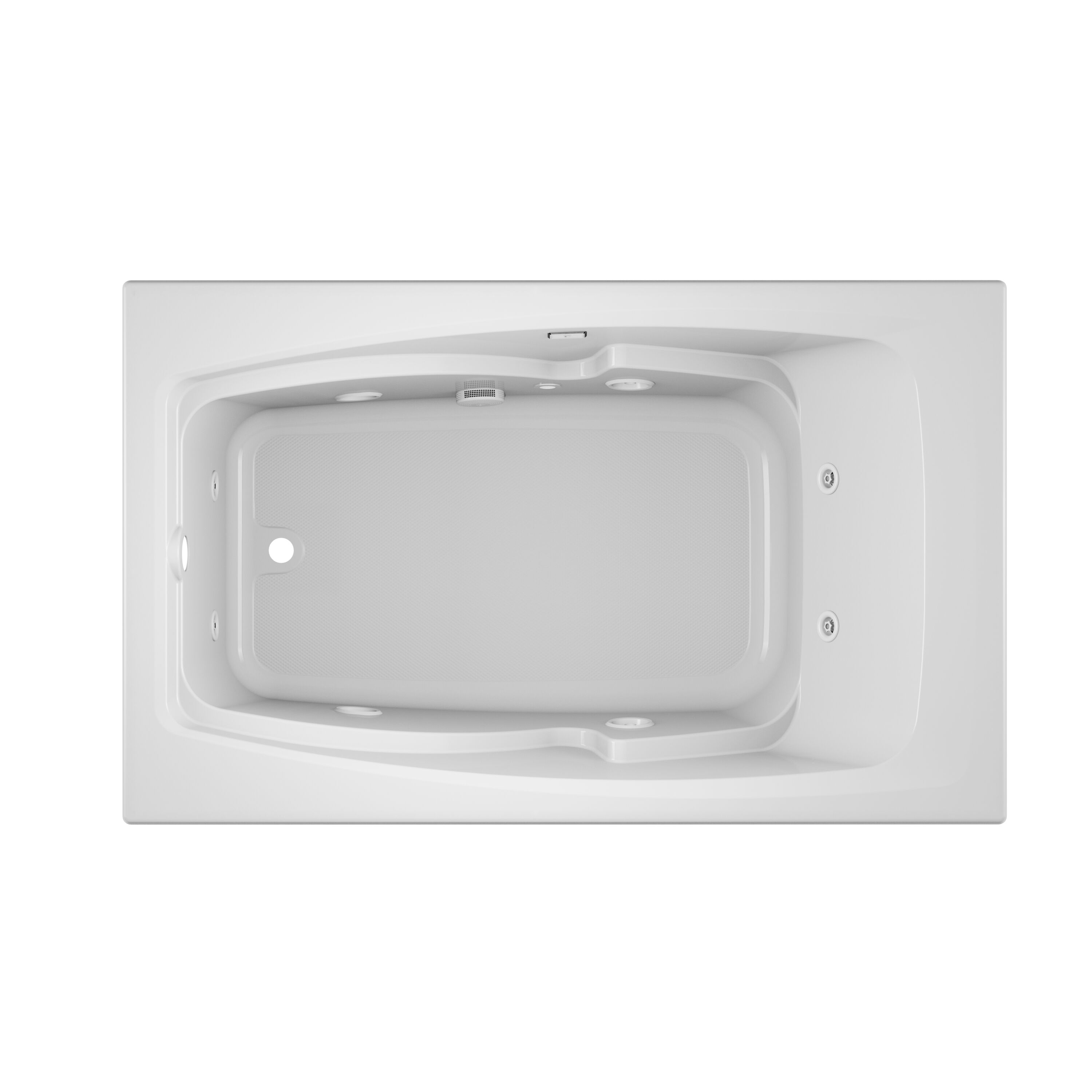 Jacuzzi NG74959 CETRA 36-Inches x 60-Inches White Acrylic Rectangular Drop-in Whirlpool tub ( Left Drain )