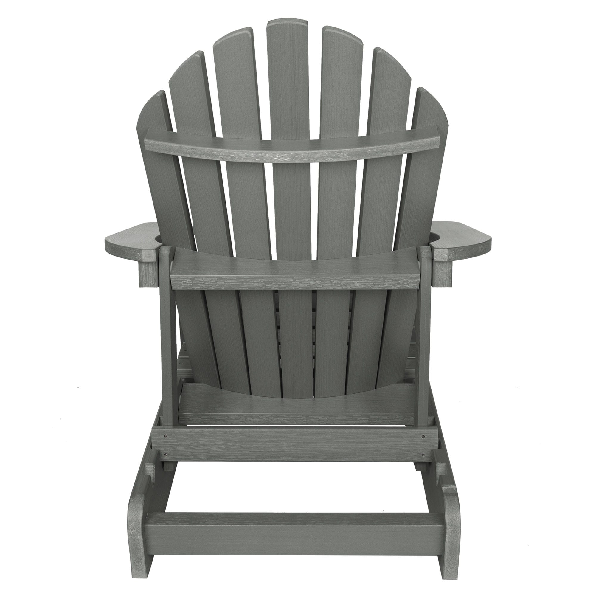 Hamilton Coastal Teak Folding Reclining Adirondack Chairs Set