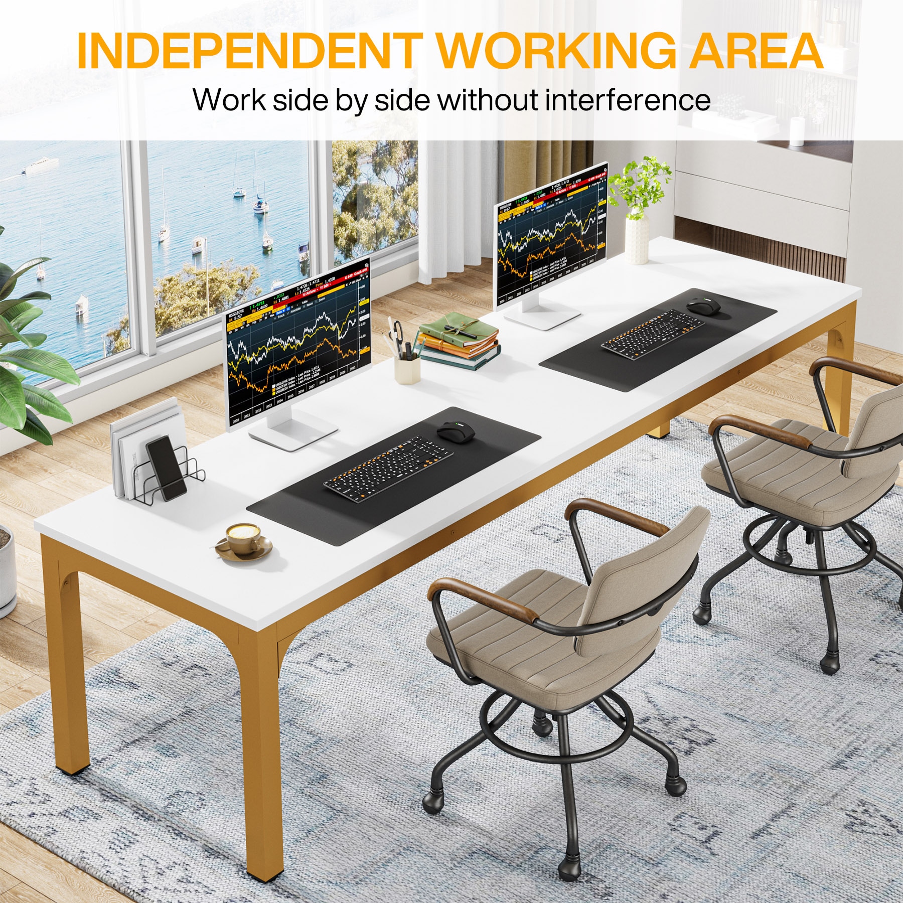 Fnova LWTJ-YS0208 Office-Tables - View #5