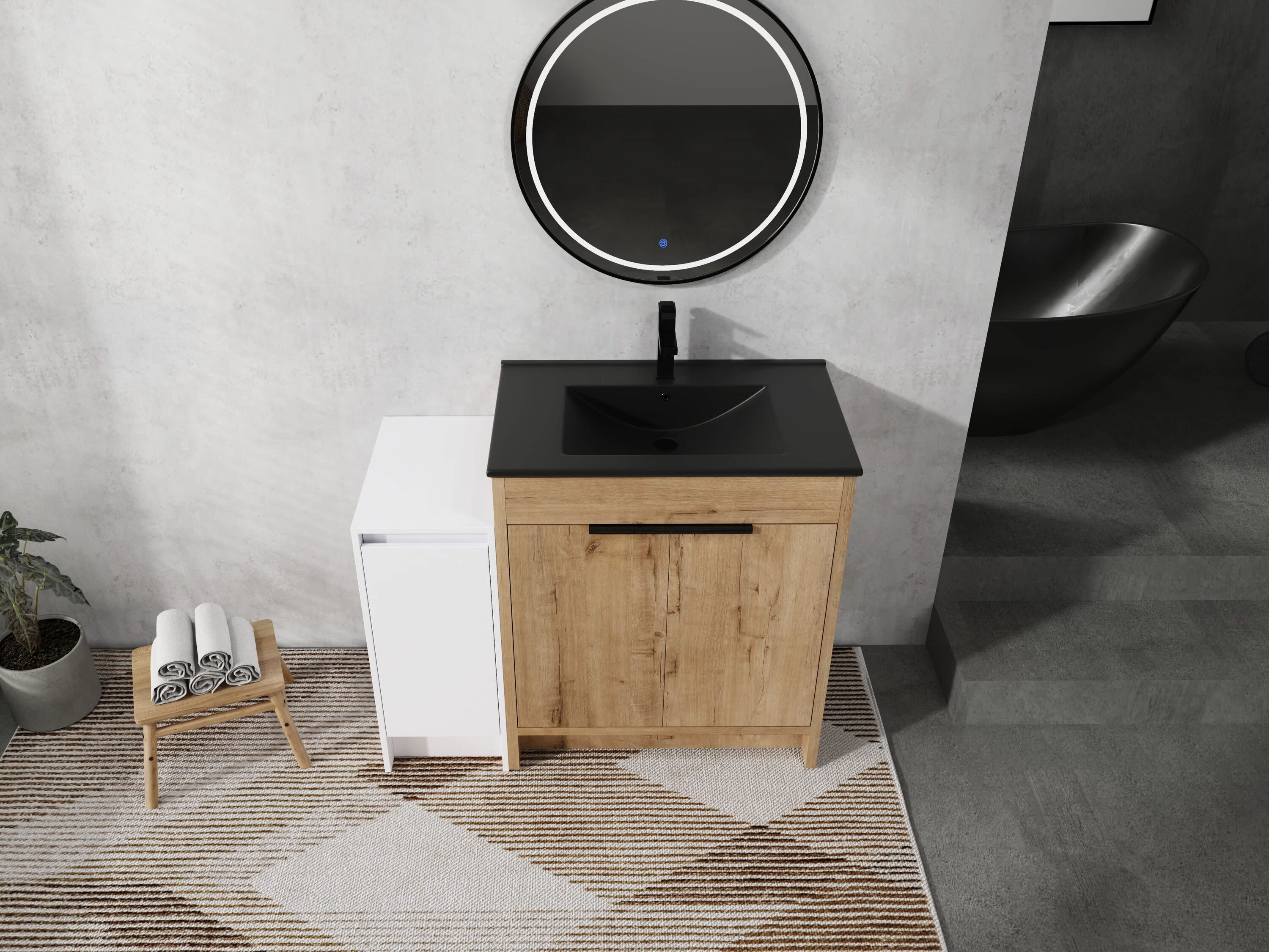 Vynxaria LEXY1330-DJYS-SZT100 Bath-Vanity-Combo - View #5