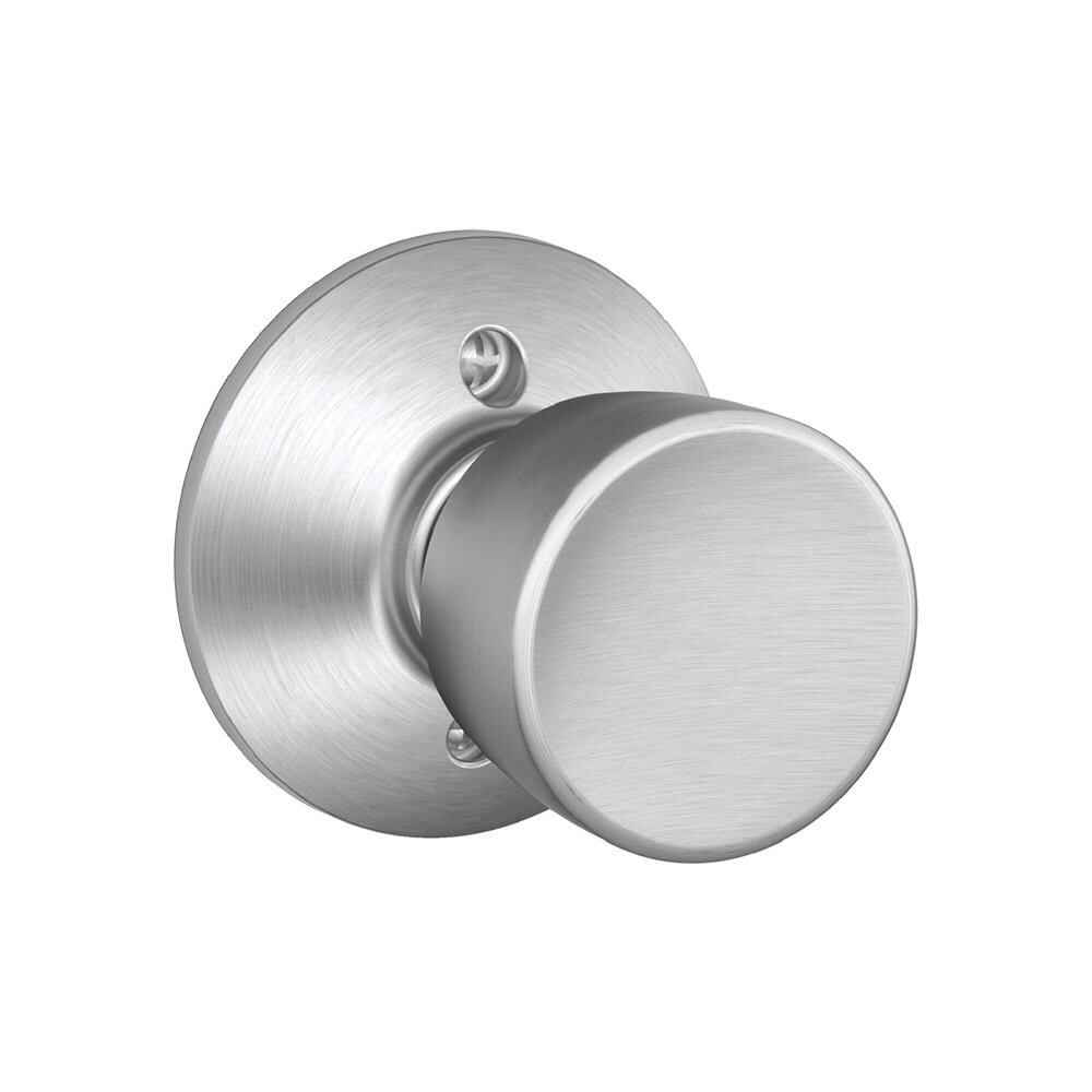 Schlage Bowery Satin Nickel Interior Hall/Closet Passage Door Knob