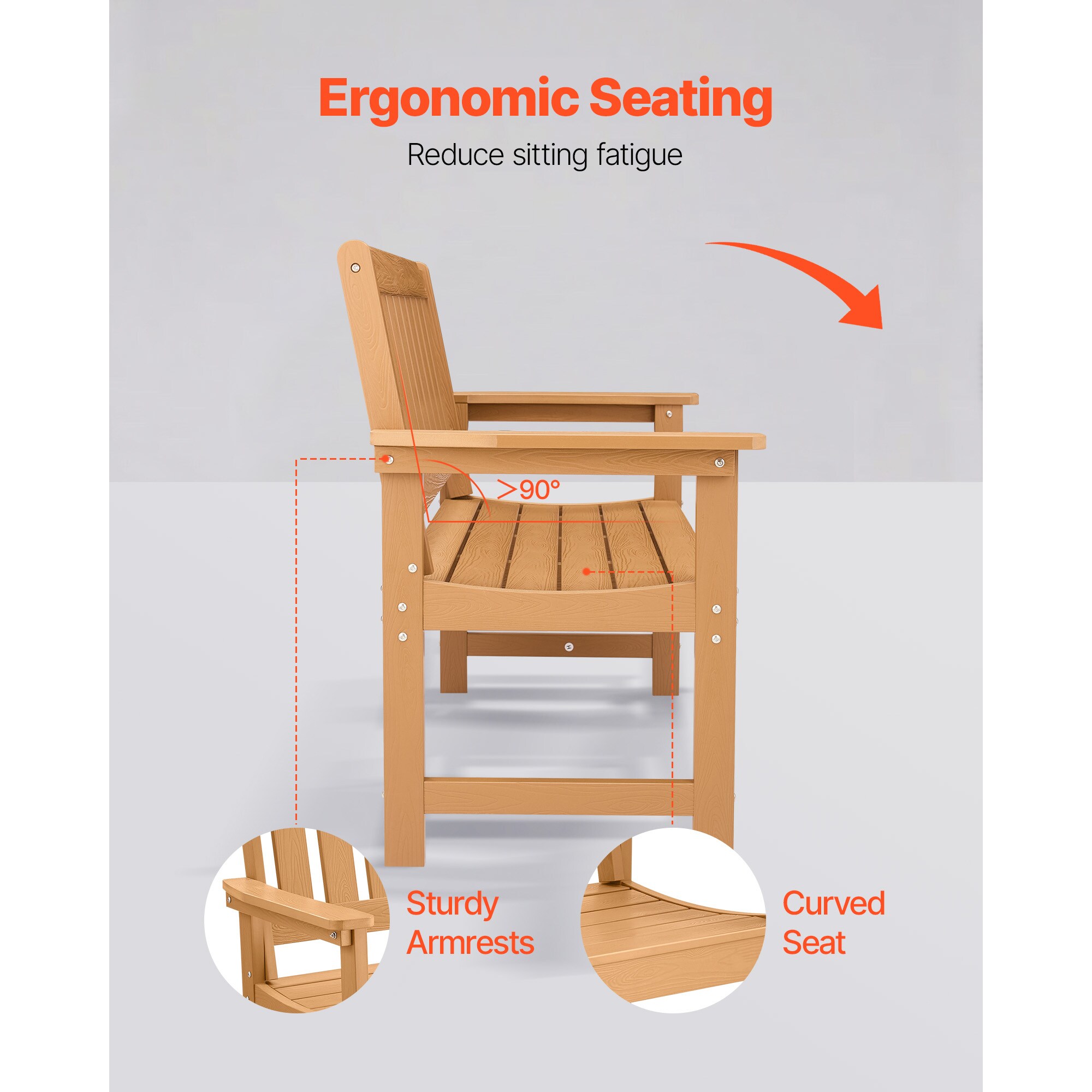 VEVOR SCGYZYSLYMSS08332V0 Commercial-Benches - View #5