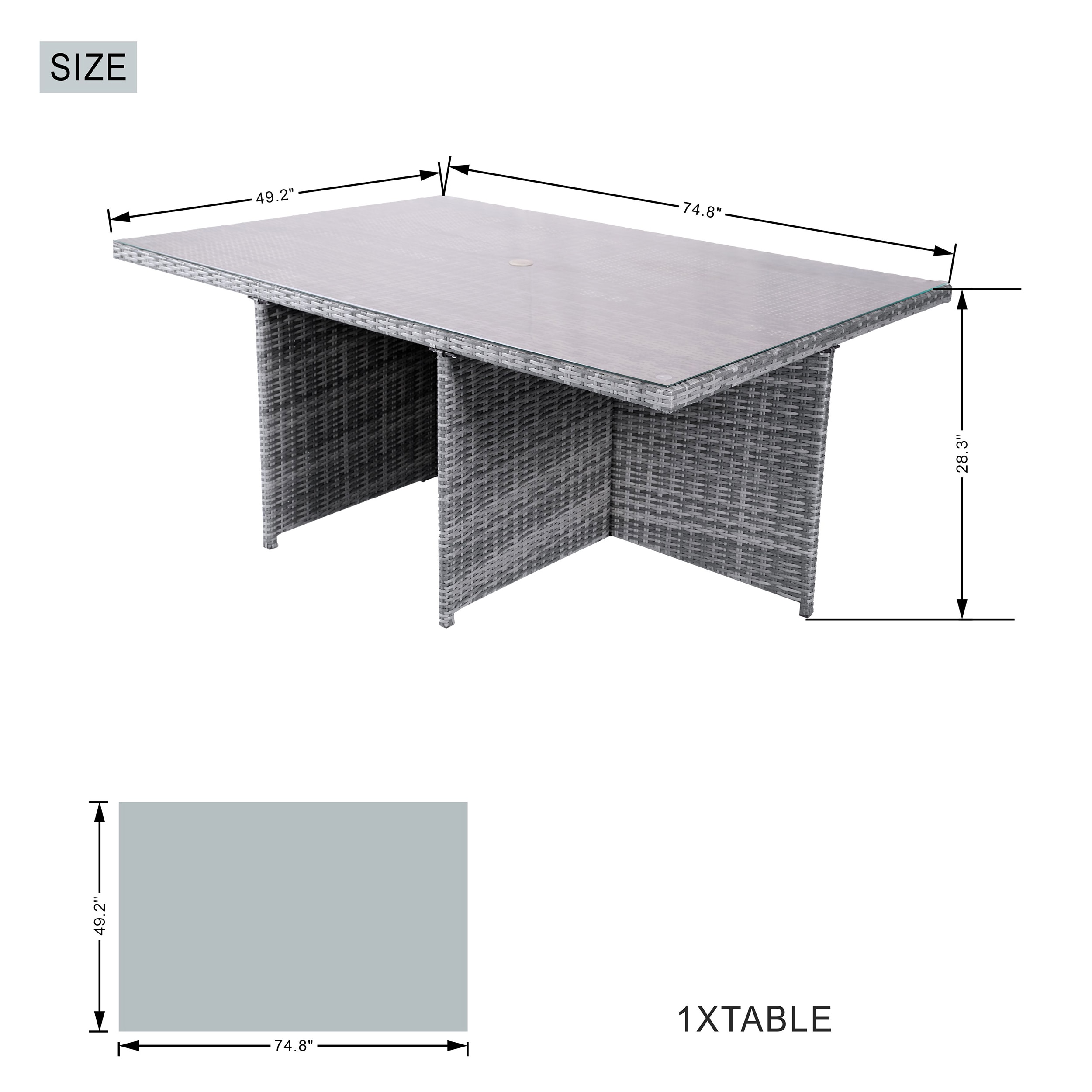 Moda Furnishings CMAD-3234-GR Patio-Dining-Sets - View #8