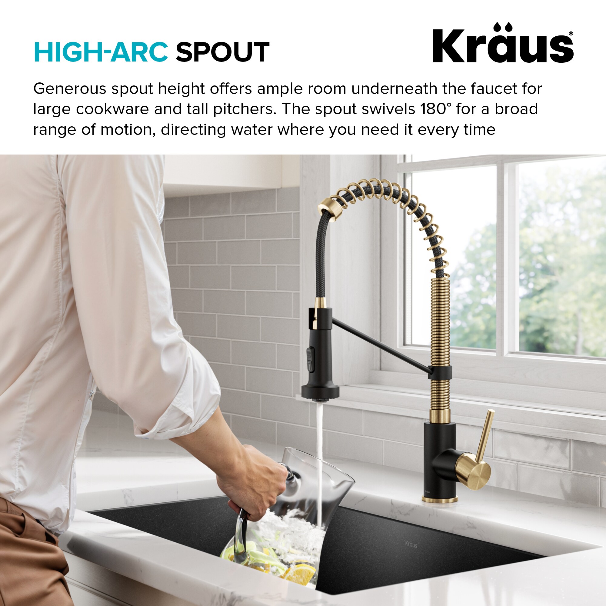 Kraus KPF-1610BBMB Kitchen-Faucets - View #9