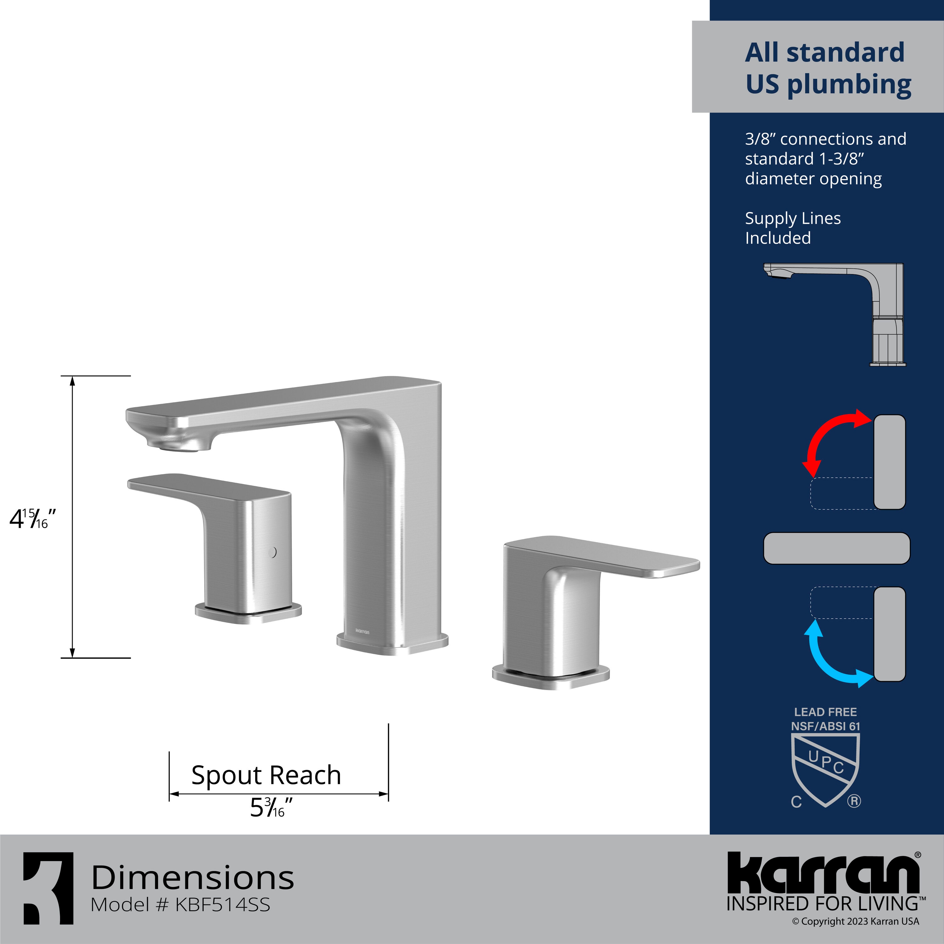 Karran KBF514SS Lavatory-Faucets - View #5