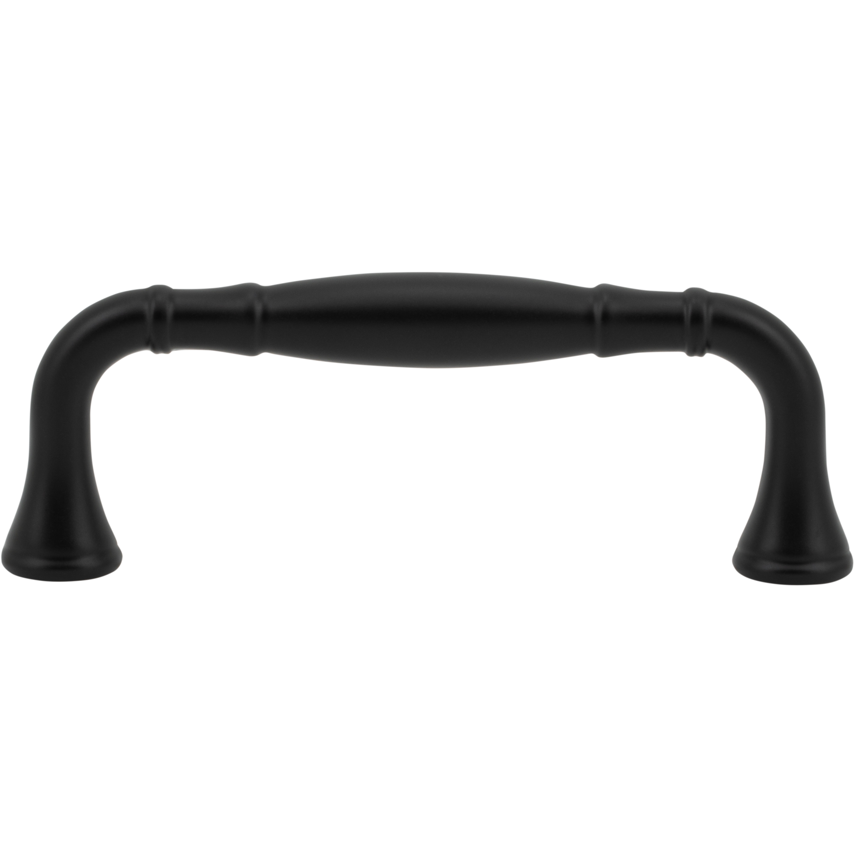 Villa Valentina VV896MB Series No. 8, 3-3/4-in , 96mm Center to Center Matte Black Cylindrical Handle