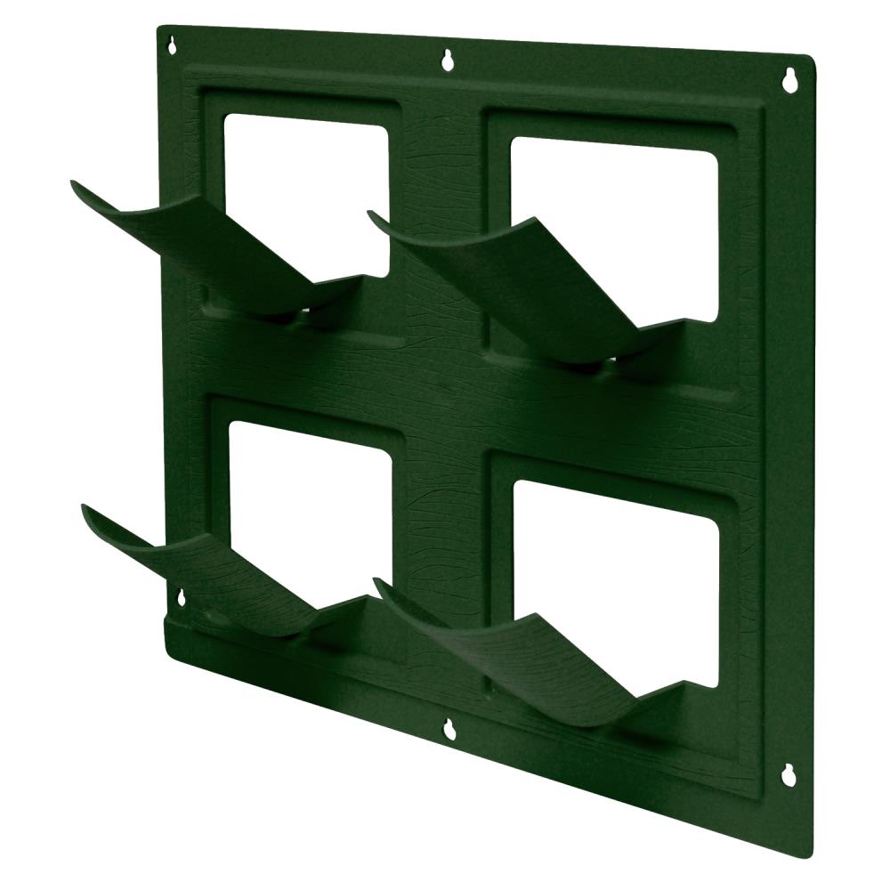 EMSCO GROUP 2491-1 5.5-in W Medium Green Resin Outdoor Hanging planter with Drainage Holes
