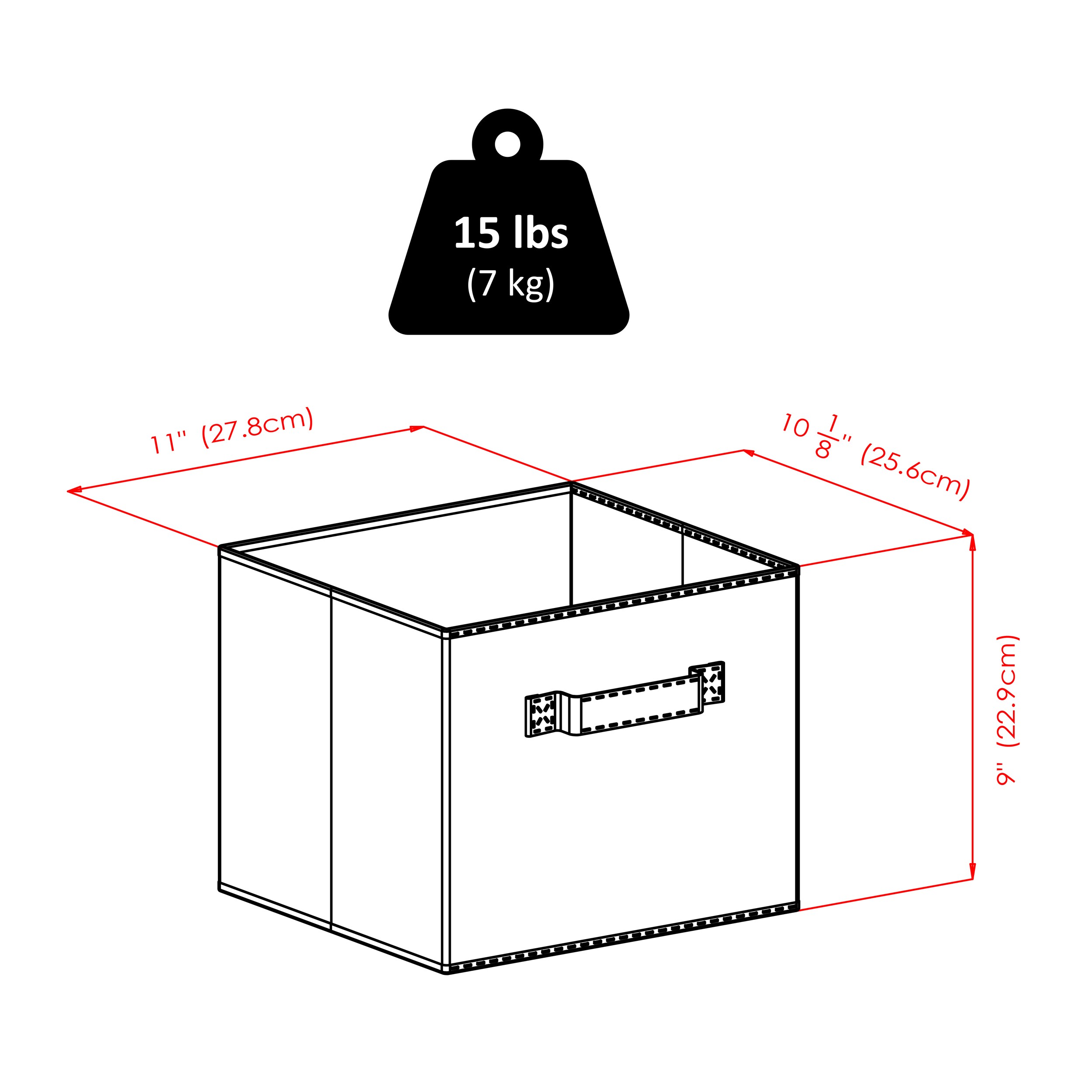 Winsome Wood 82411 Bins-Baskets - View #2