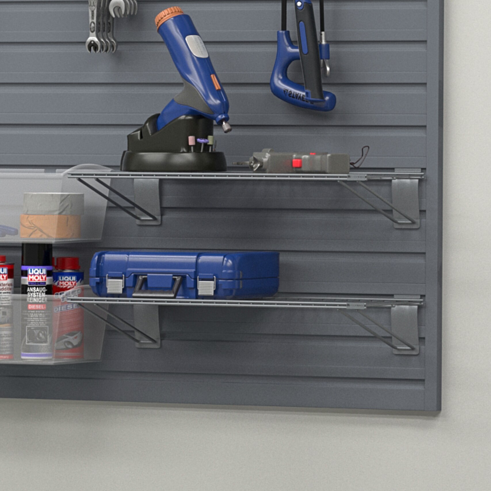 Flow Wall FWS-9612-6SB Garage-Storage-Rail-Sys-Acc - View #5