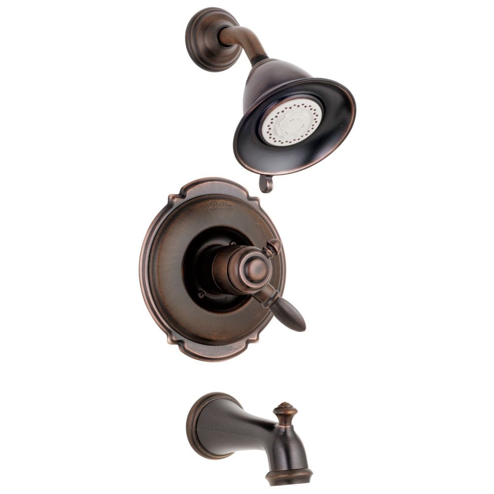 Delta 1755RB-716RB Victorian Venetian Bronze 1-handle Faucet Valve Included