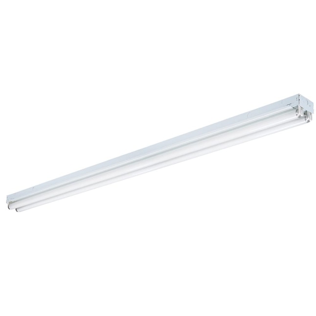 8 Ft 2 Light Bright White Strip, Commercial Fluorescent Light Fixtures Parts List Pdf