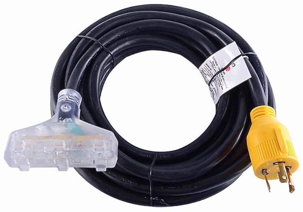 MaxxHaul 30-Amp 125-Volt NEMA L5-30p Watertight 3-wire Industrial Locking  Plug, Black in the Plugs & Connectors department at