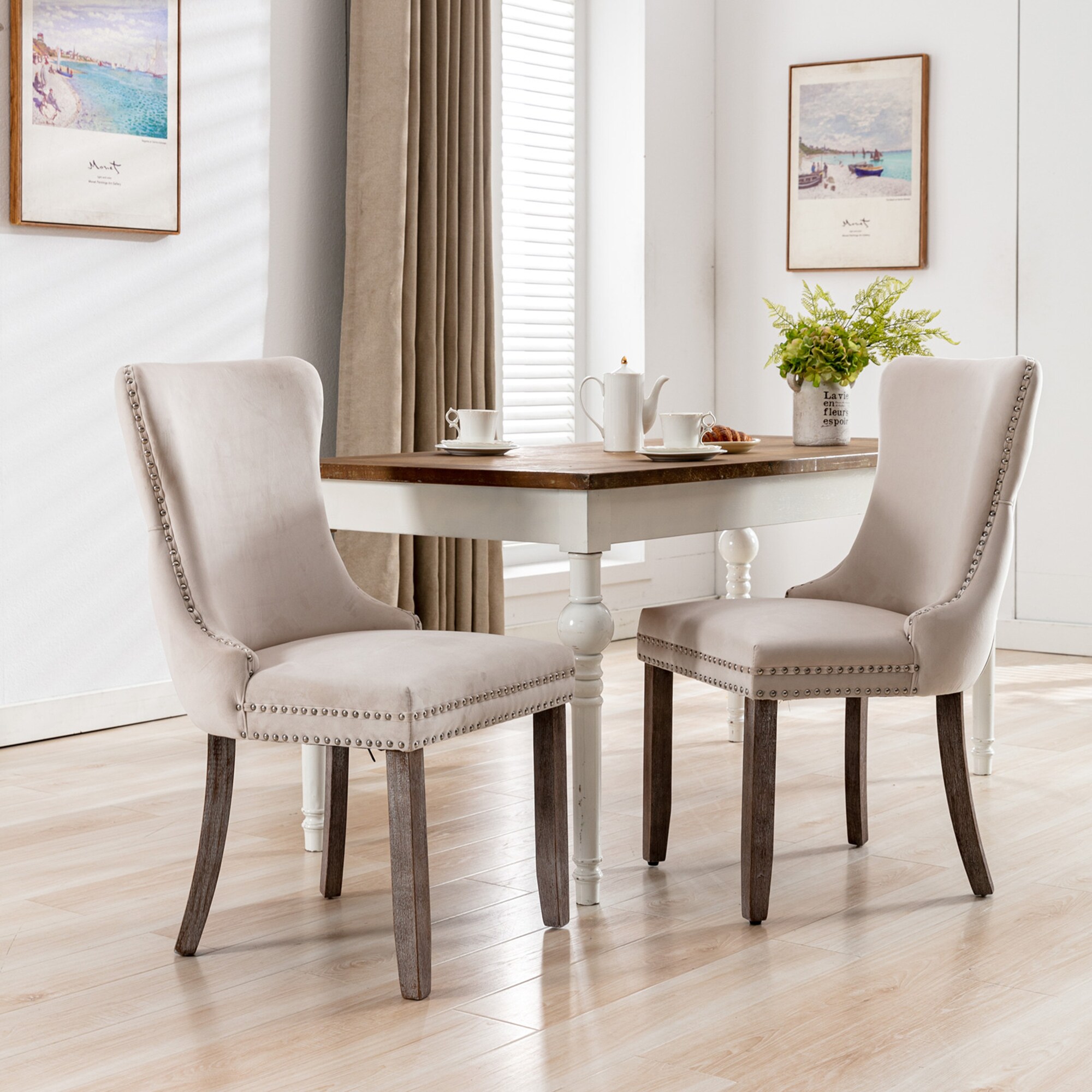 Clihome PH5172-2-LIGH TGRAY Dining-Chairs - View #11