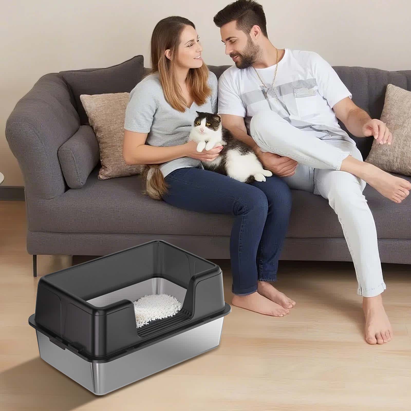Qeetex NL-PPS-335C4DKN Cat-Litter-Box - View #7
