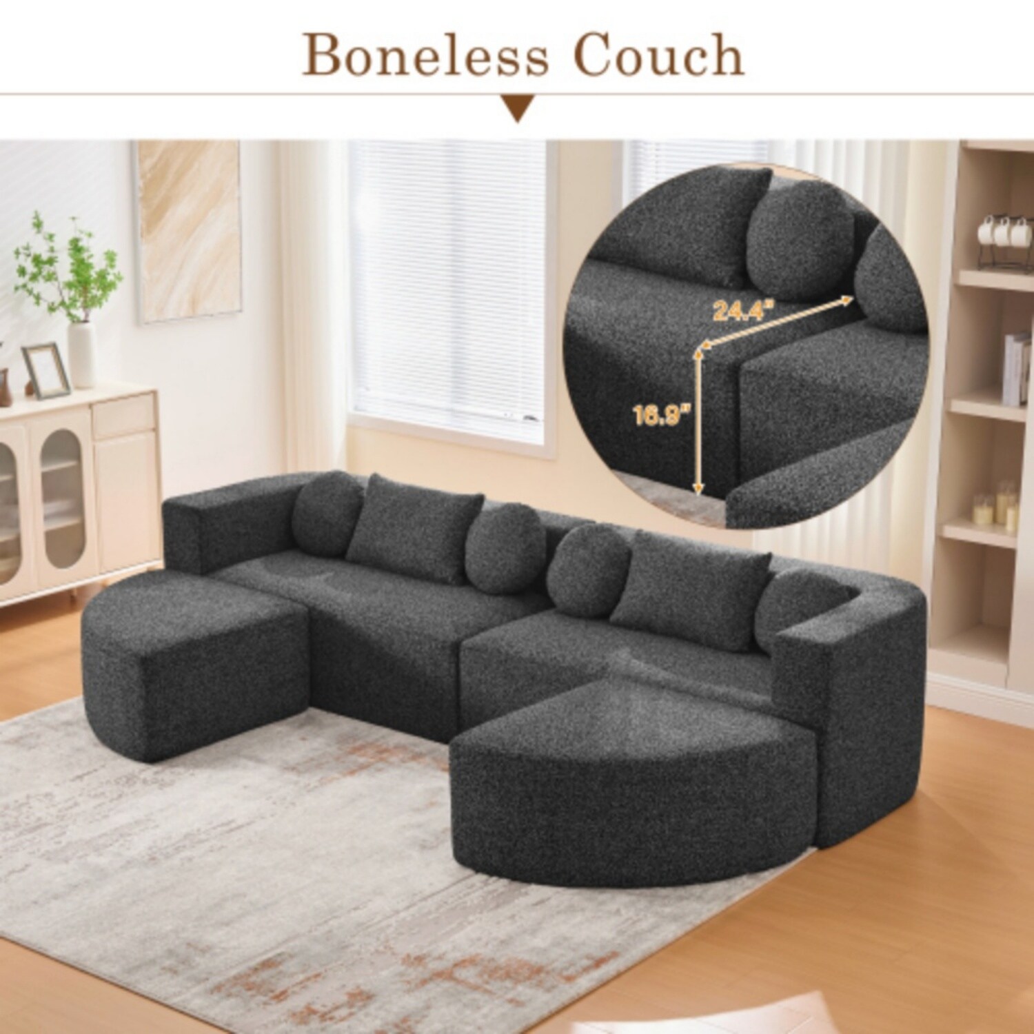 Dimakai DK-OF-S2120B Sofas-Loveseats - View #4
