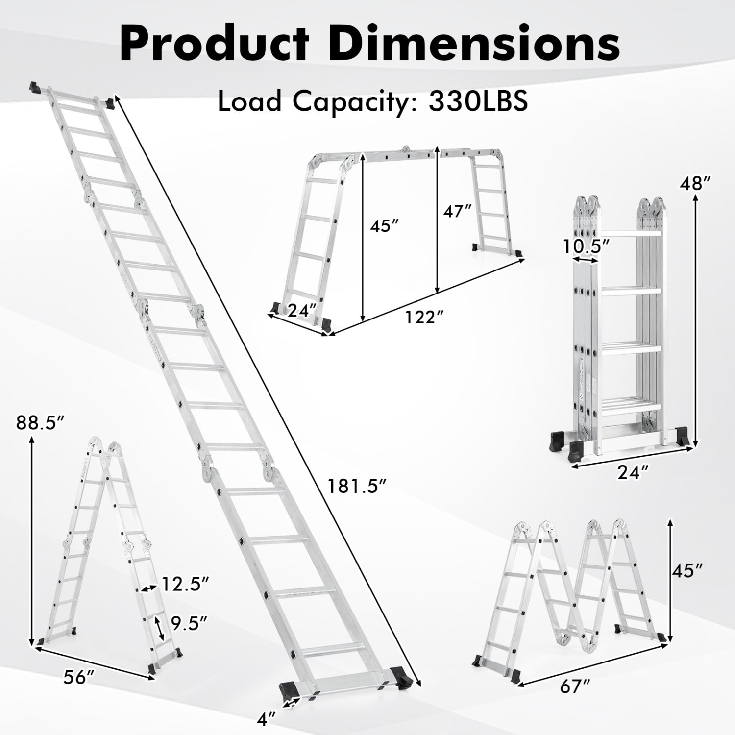 Slickblue D-CO-81001JT Multiposition-Ladders - View #4