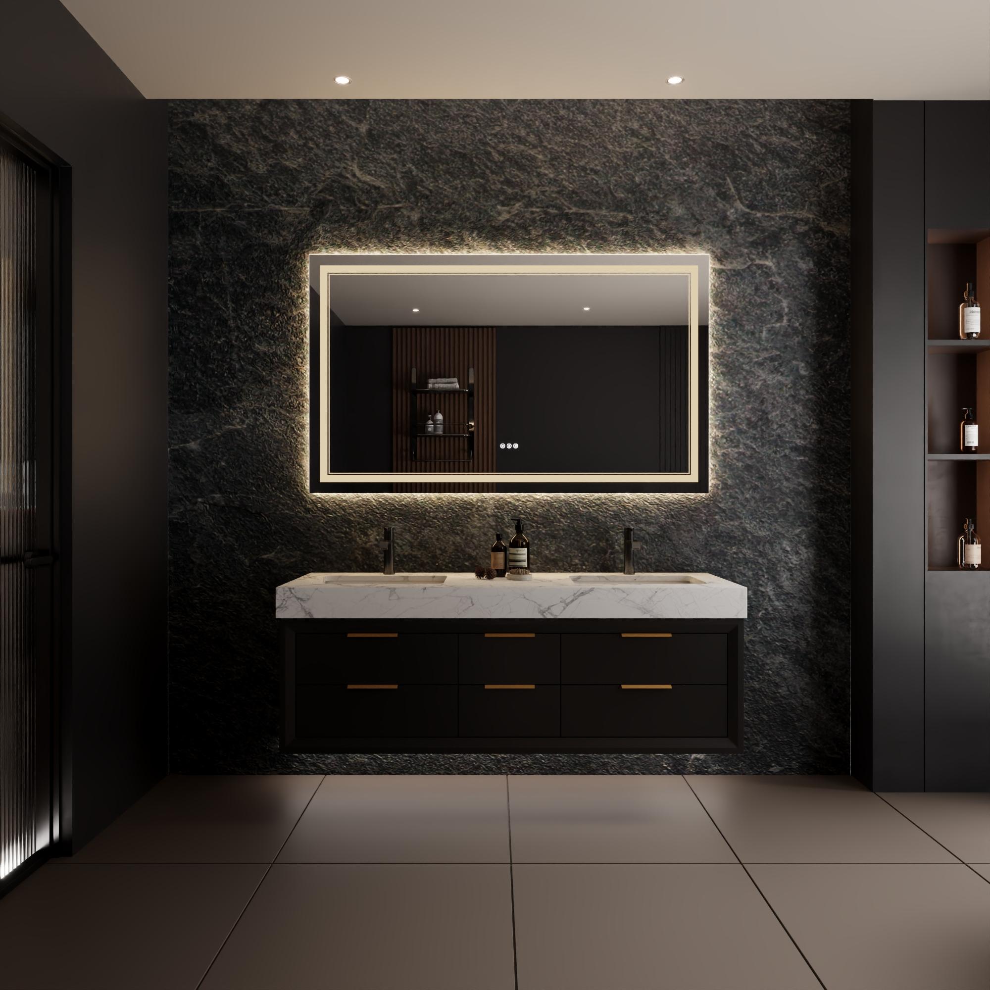 Bayfeve BFXB-14S3660-MIR Framed-Bath-Mirrors - View #3
