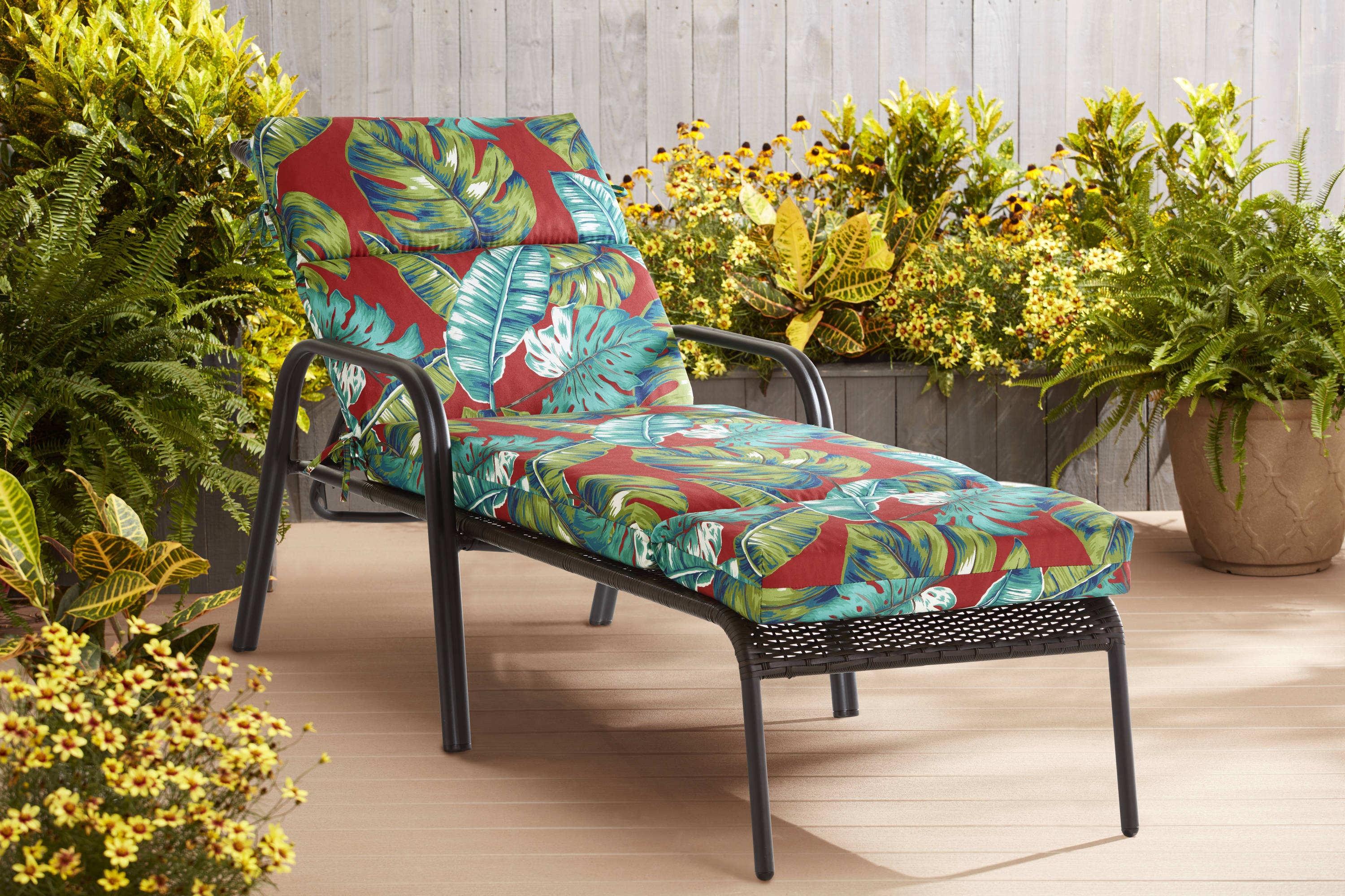 laguna palm patio chaise lounge chair cushion