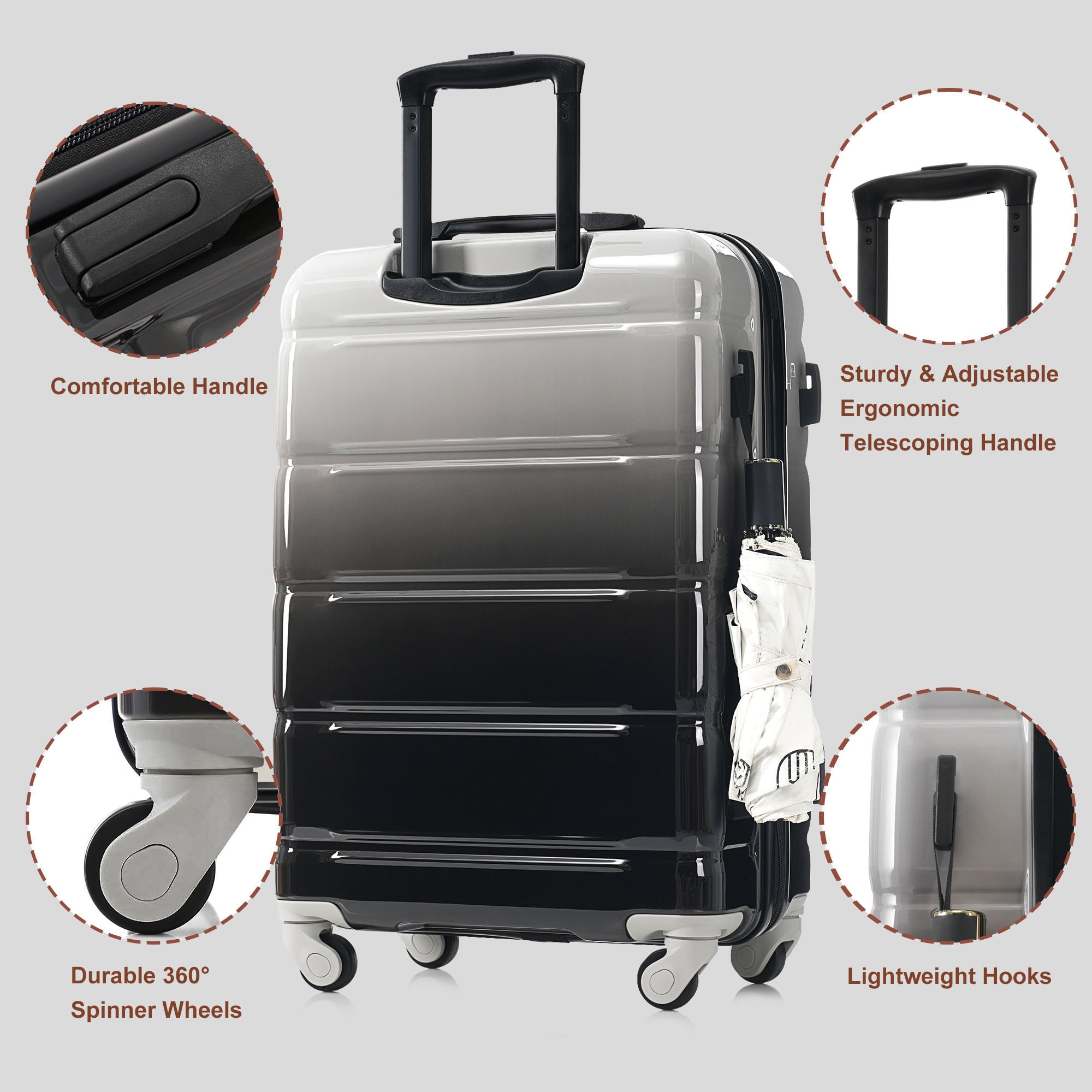 SINOFURN SYD9400012SL Luggage-And-Luggage-Sets - View #2