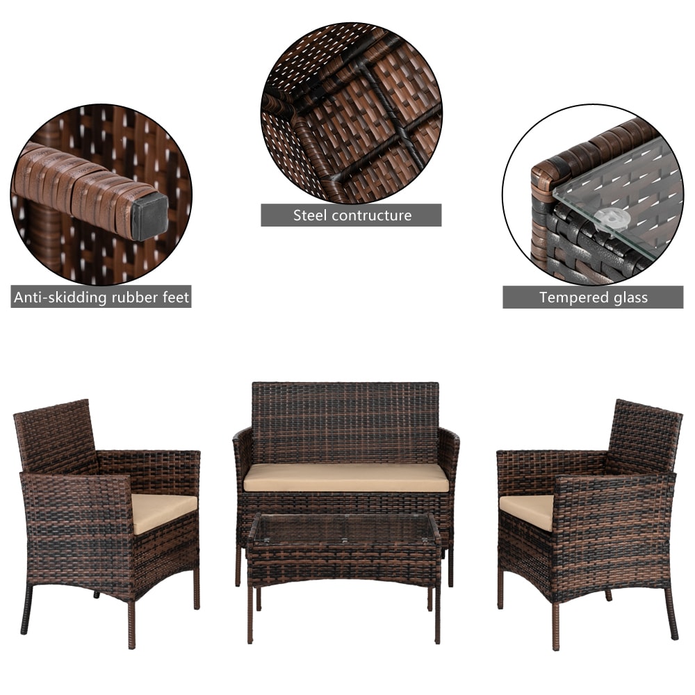 Winado 727501644907 Patio-Conversation-Sets - View #5