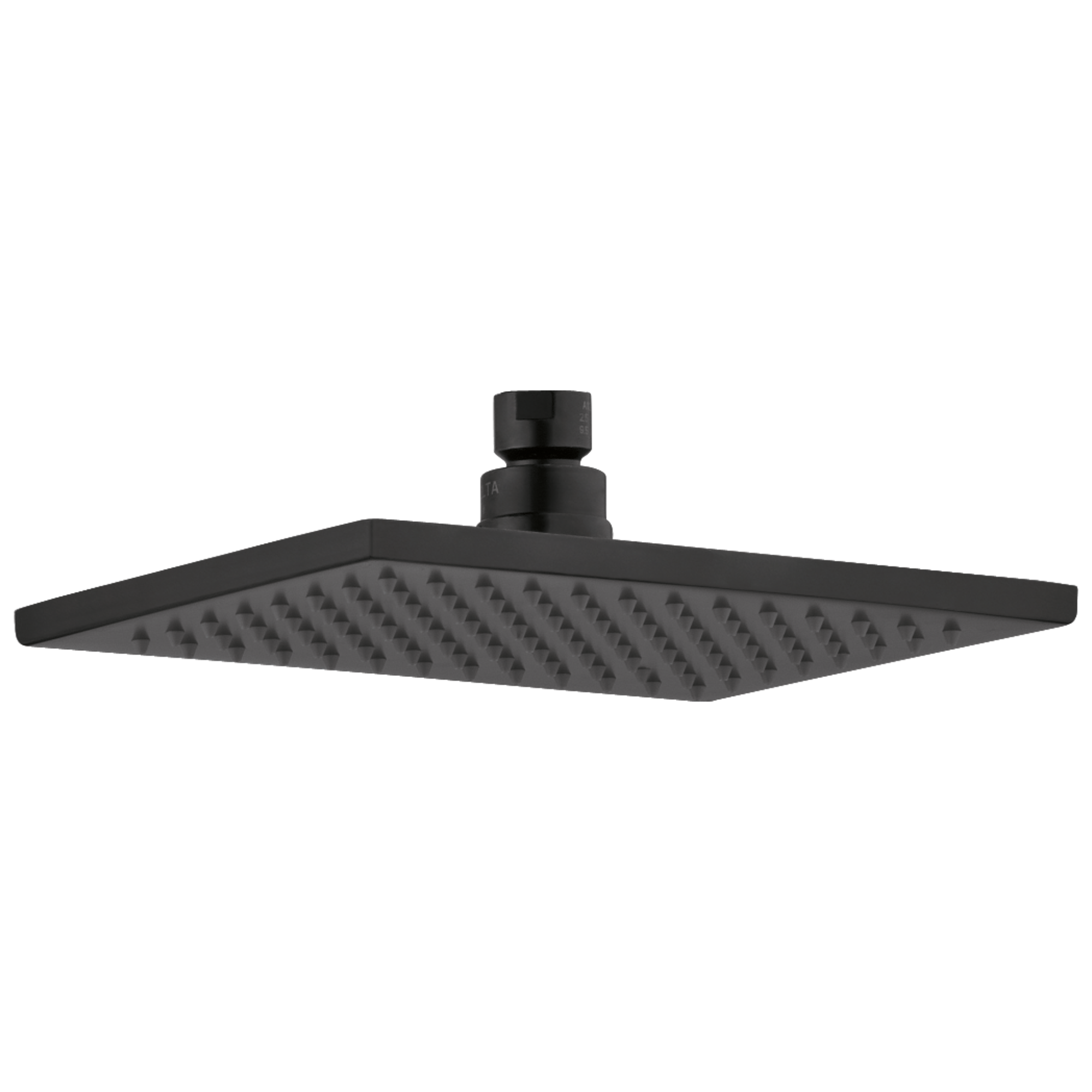 Delta RP62955BL 1.0 -Spray Matte Black 5.67-in Square Fixed Rain Shower Head 2.5 GPM