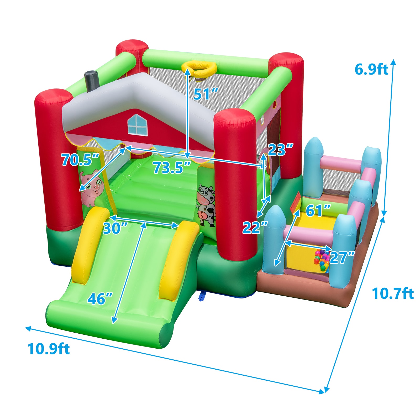 Slickblue D-CO-SU05511PN Bounce-Houses - View #5