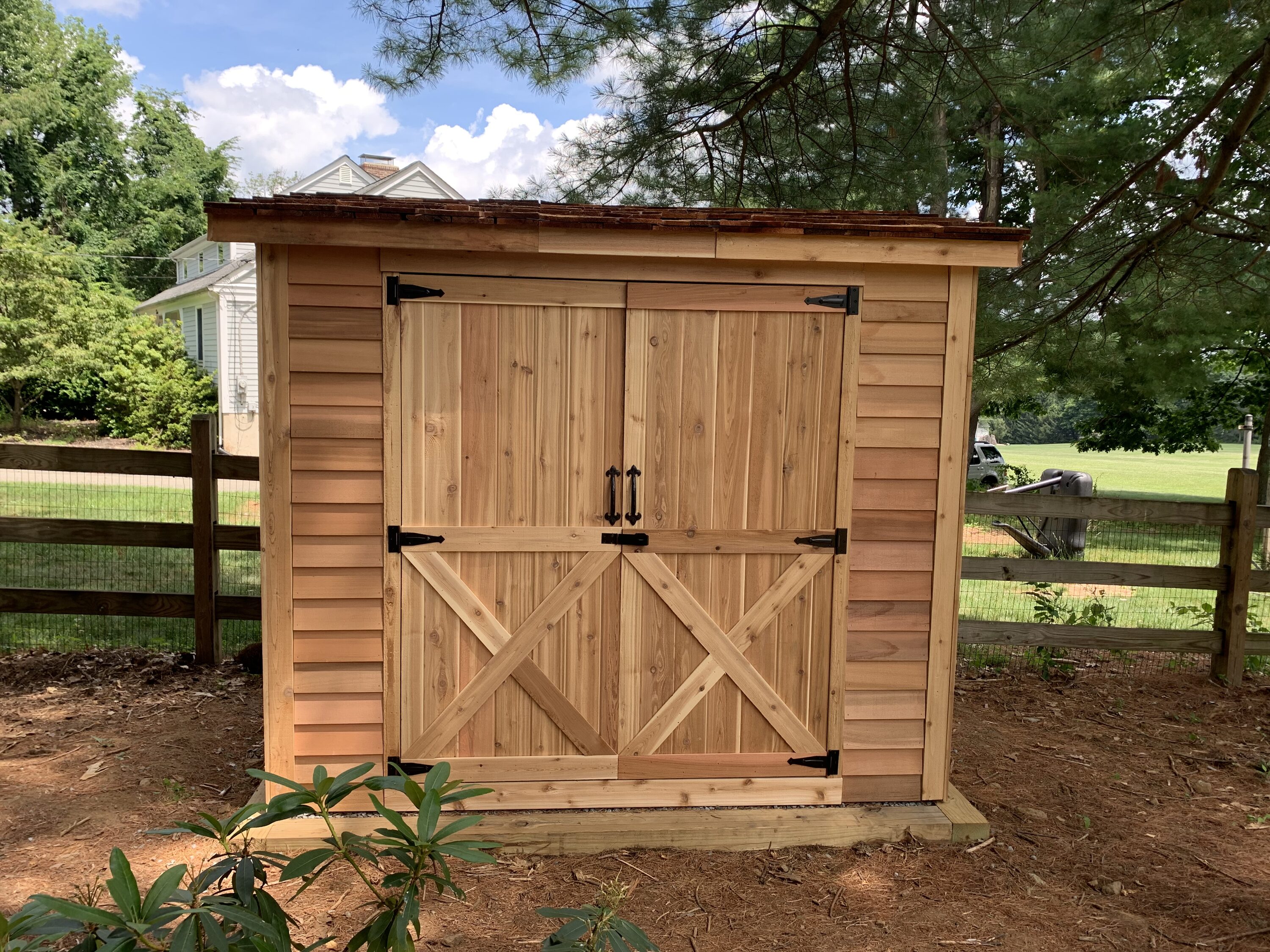 Cedarshed B83DD Wood-Storage-Buildings - View #2