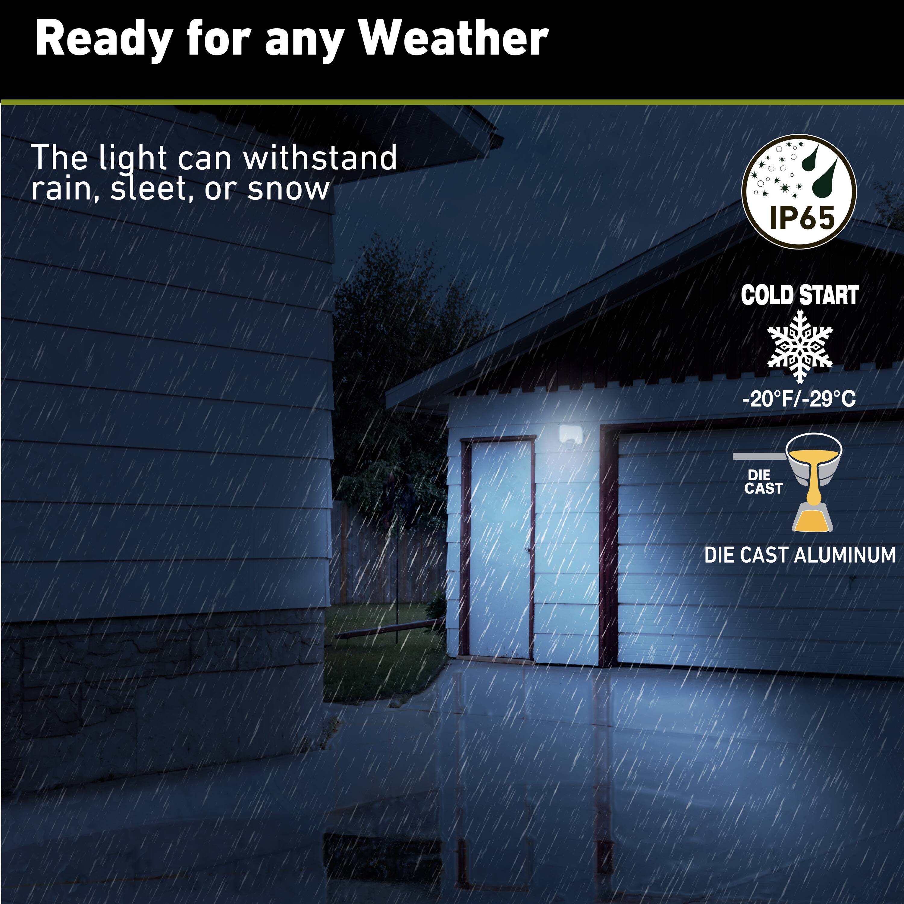 Good Earth Lighting SE1356-WH3-02LF4-G Motion-Activated-Floodlights - View #14
