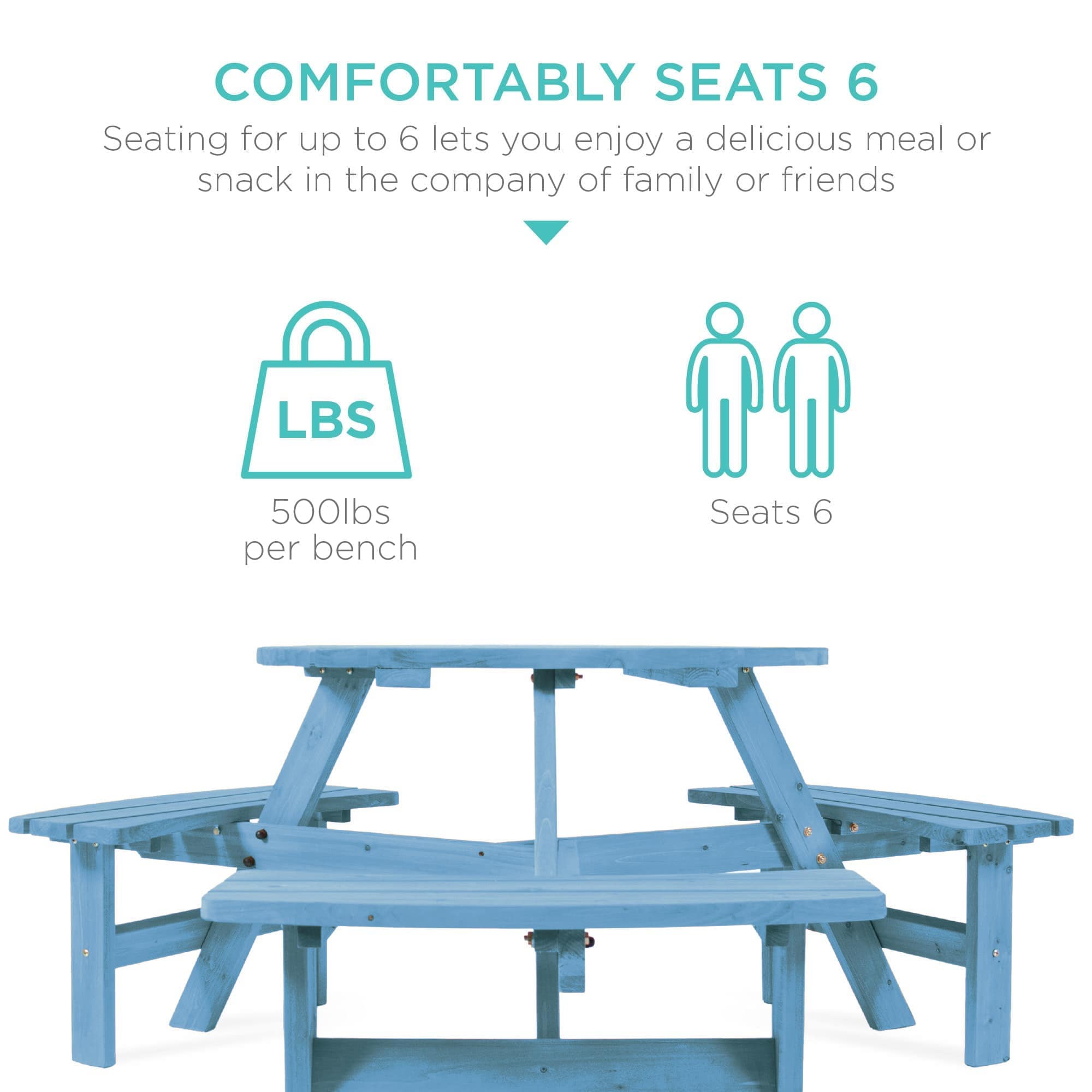 Best Choice Products SKY10985 Picnic-Tables - View #3