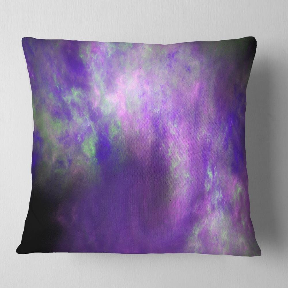 Designart CU16182-16-16 16-in x 16-in Purple Indoor Decorative Pillow