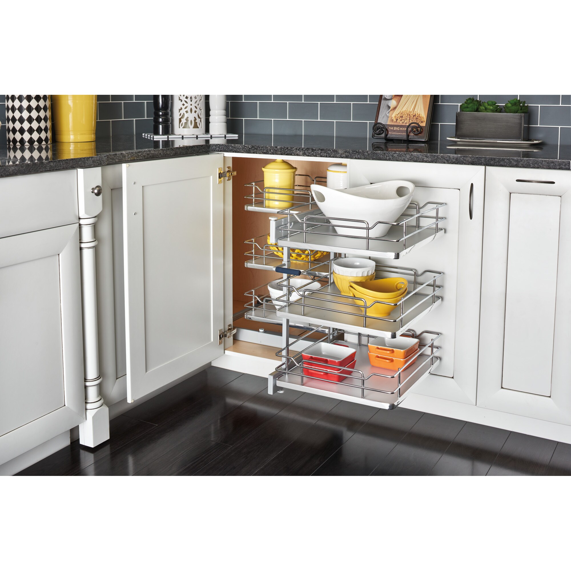 Rev-A-Shelf 53PSP3-18SC-GR Pull-Out-Cabinet-Baskets - View #3