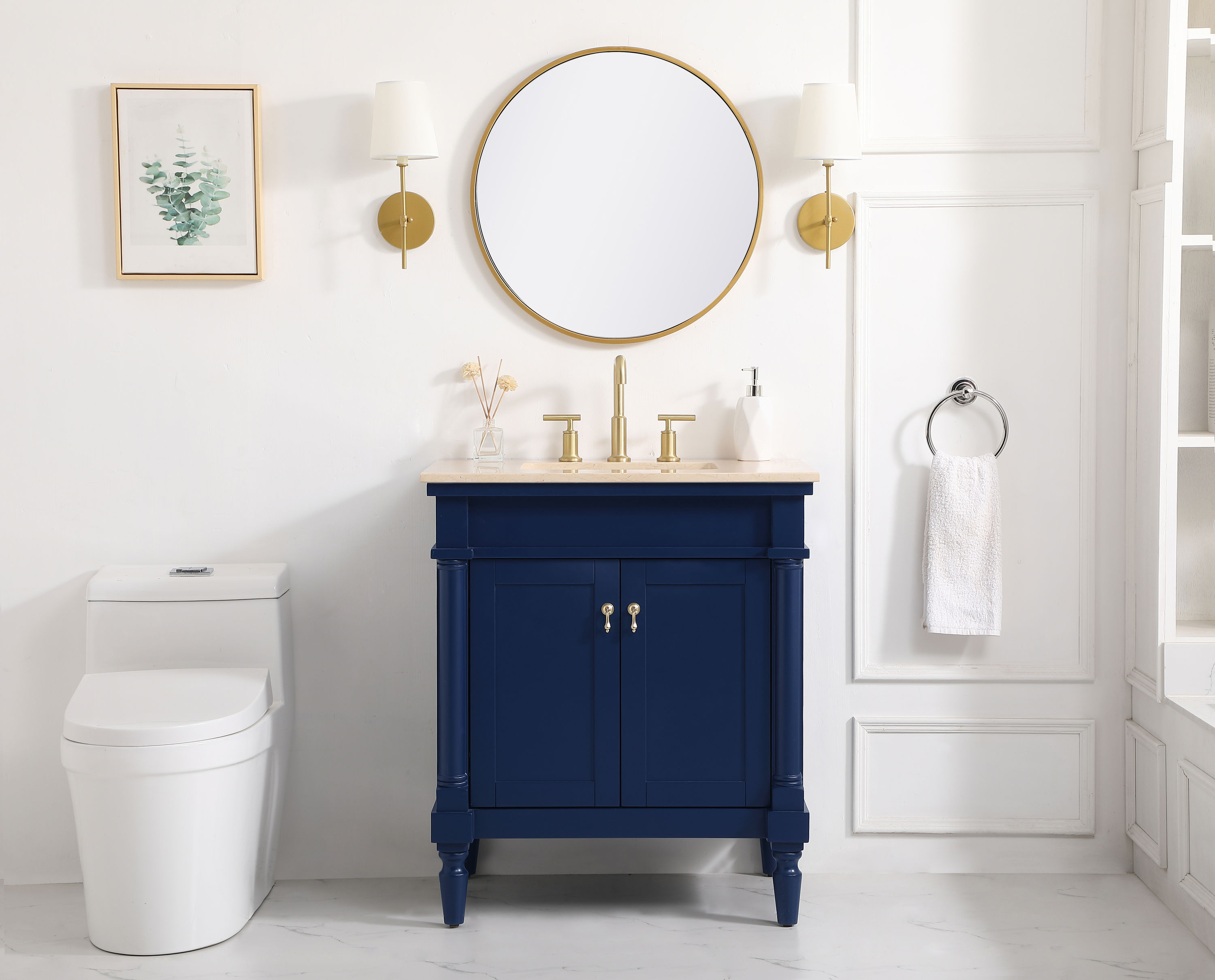 Elegant Decor HF3090BL Bath-Vanity-Combo - View #5